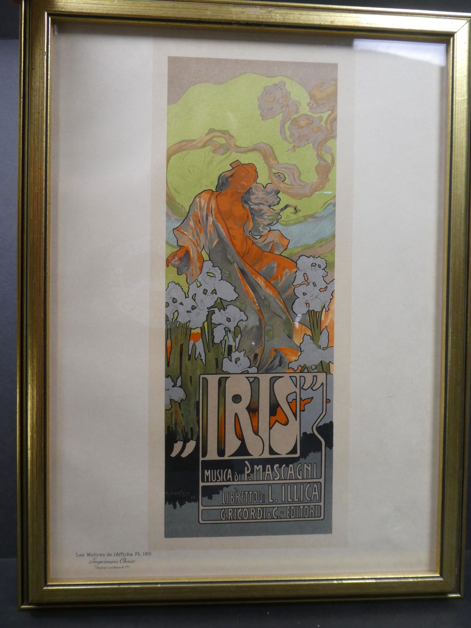 Maitres de L'Affiche 180 Adolfo Hohenstein Iris (1 of 8)