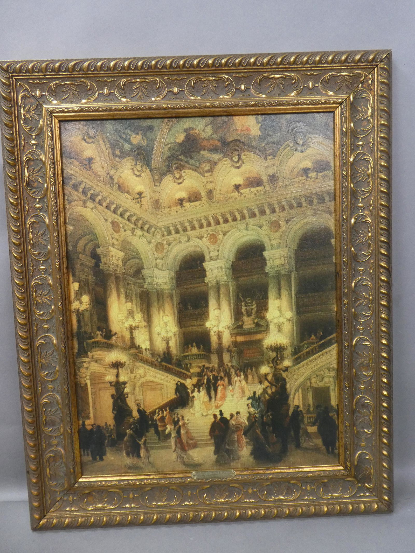 Jean Beraud Le Couloir De L'opera Giclee Oil Painting Print (1 of 12)