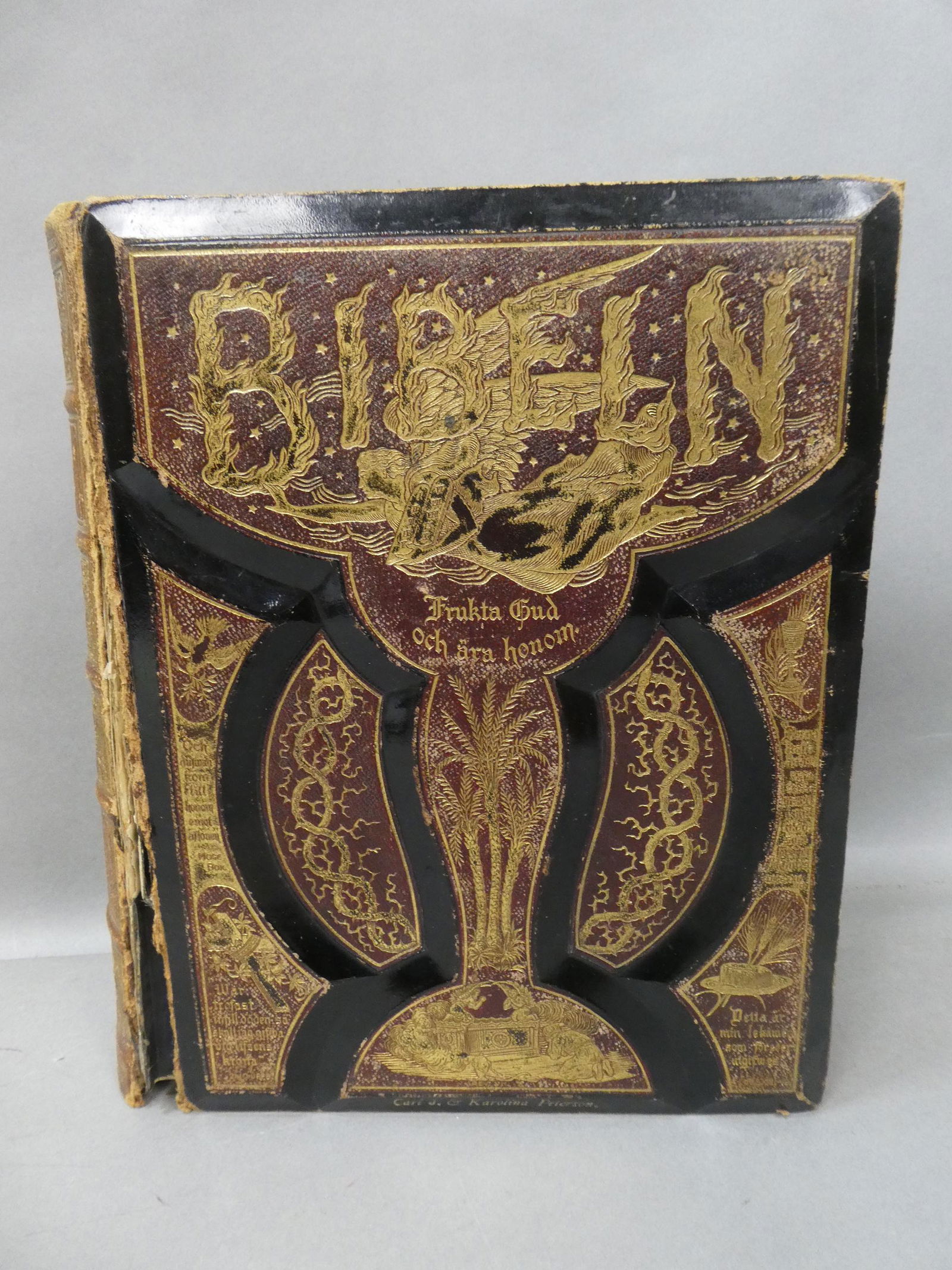 1890 Swedish Bible Bibeln Gustove Dore Illustraded (1 of 13)