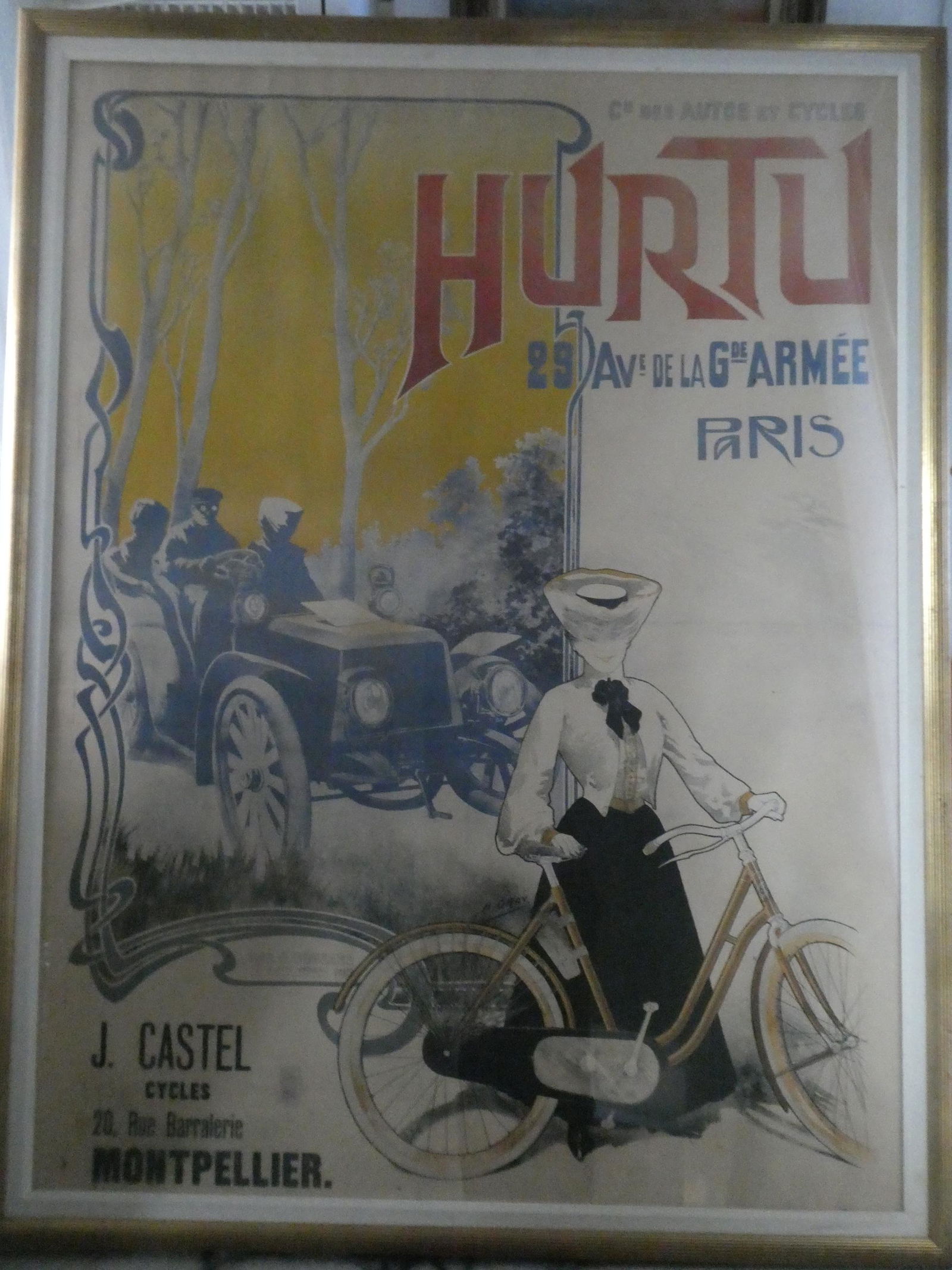 Henri Gray Hurtu J Castel Cycles French Poster (1 of 14)
