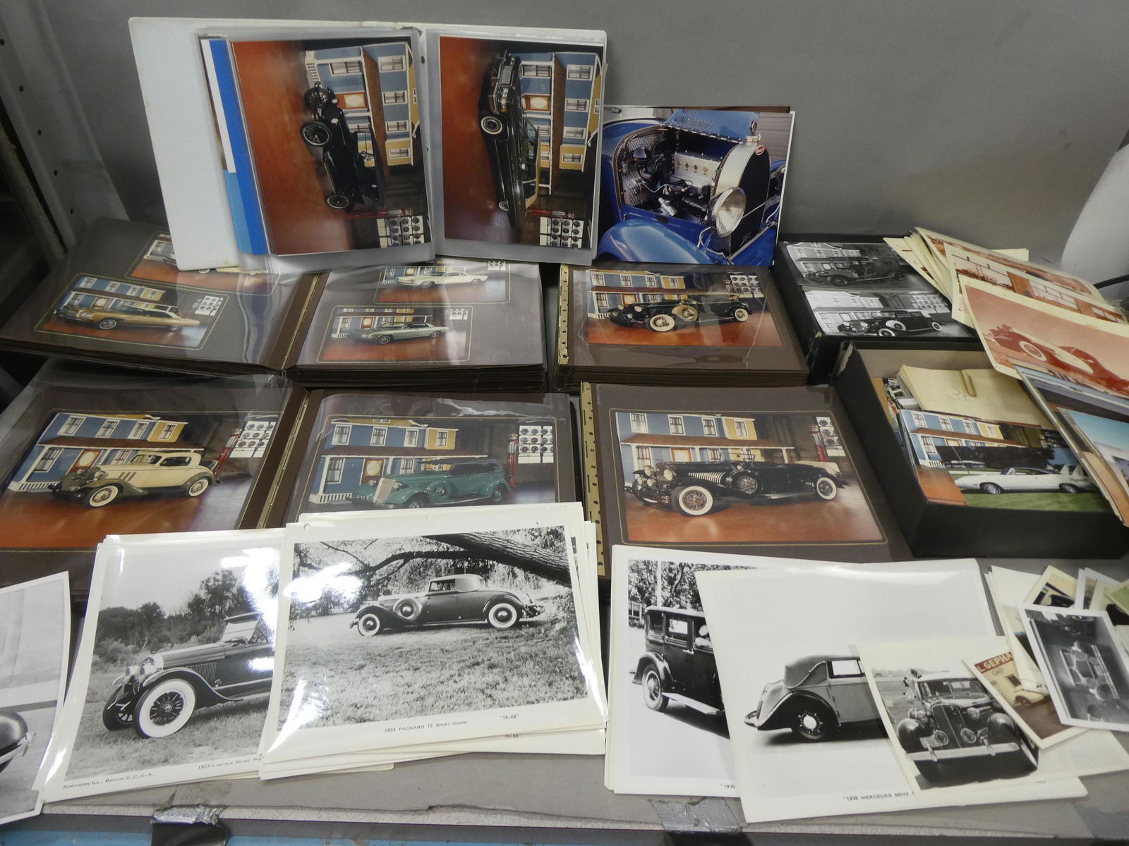 HUGE Lot Antique Collectable Car Photographs (1 of 16)