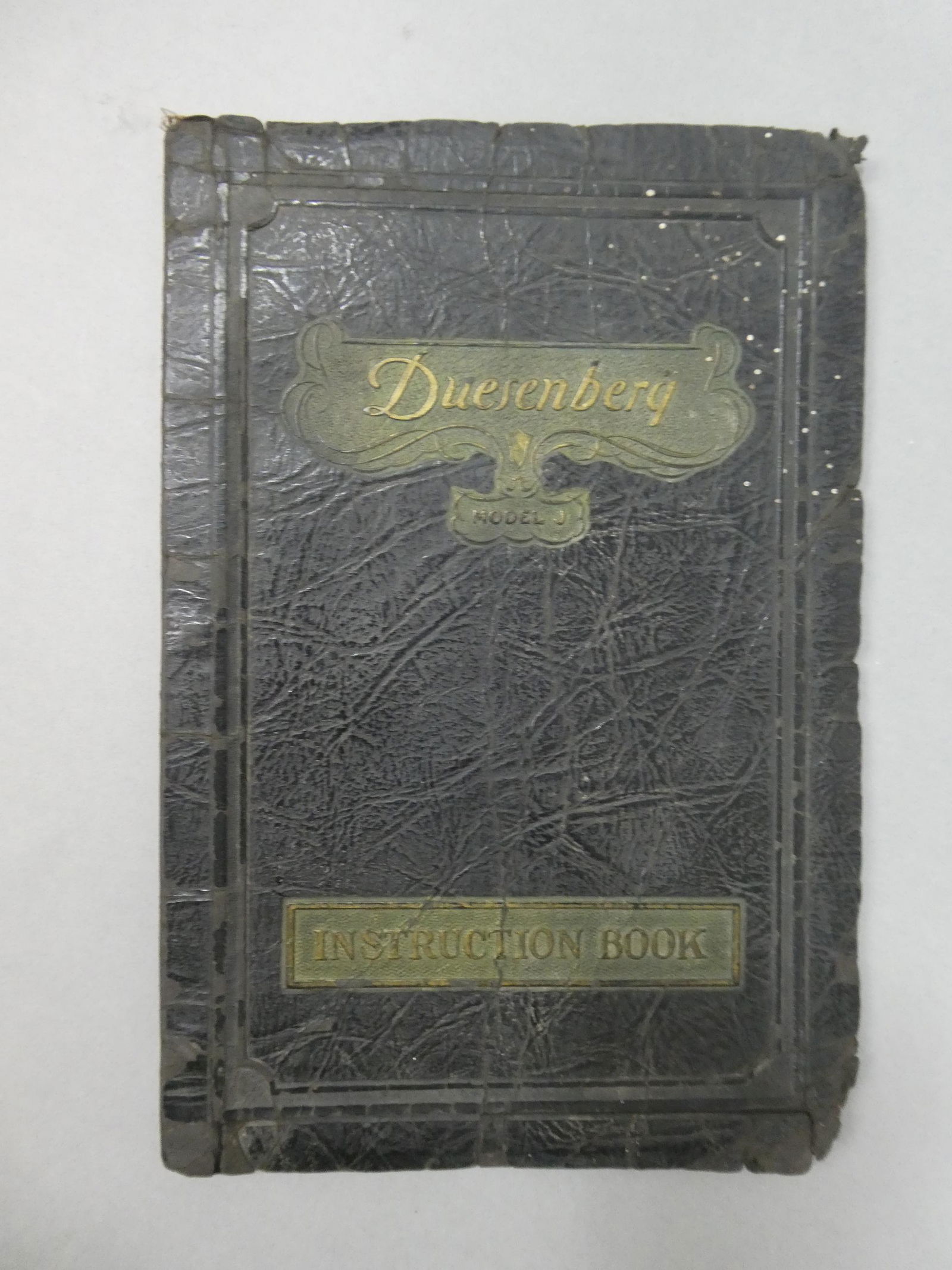 Original Duesenberg Model J Instruction Book (1 of 7)
