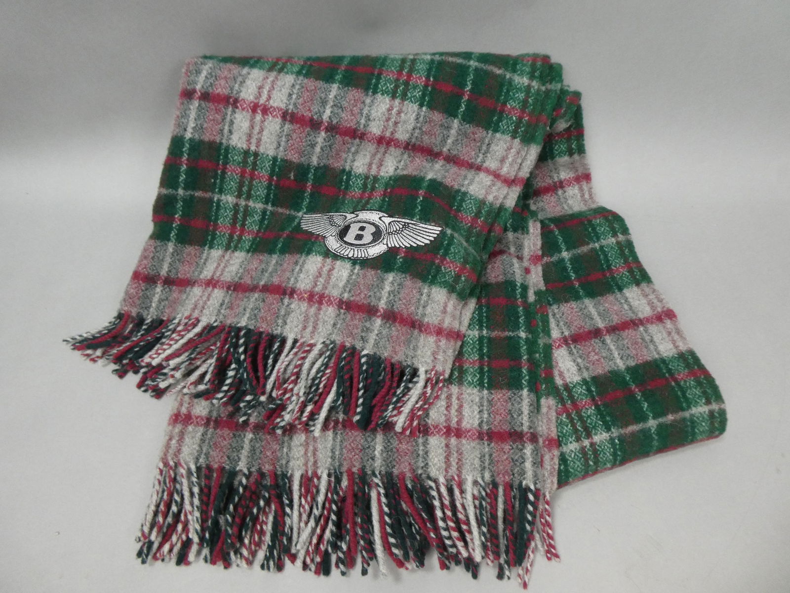 Vintage Plaid Wool Bentley Car Blanket (1 of 5)