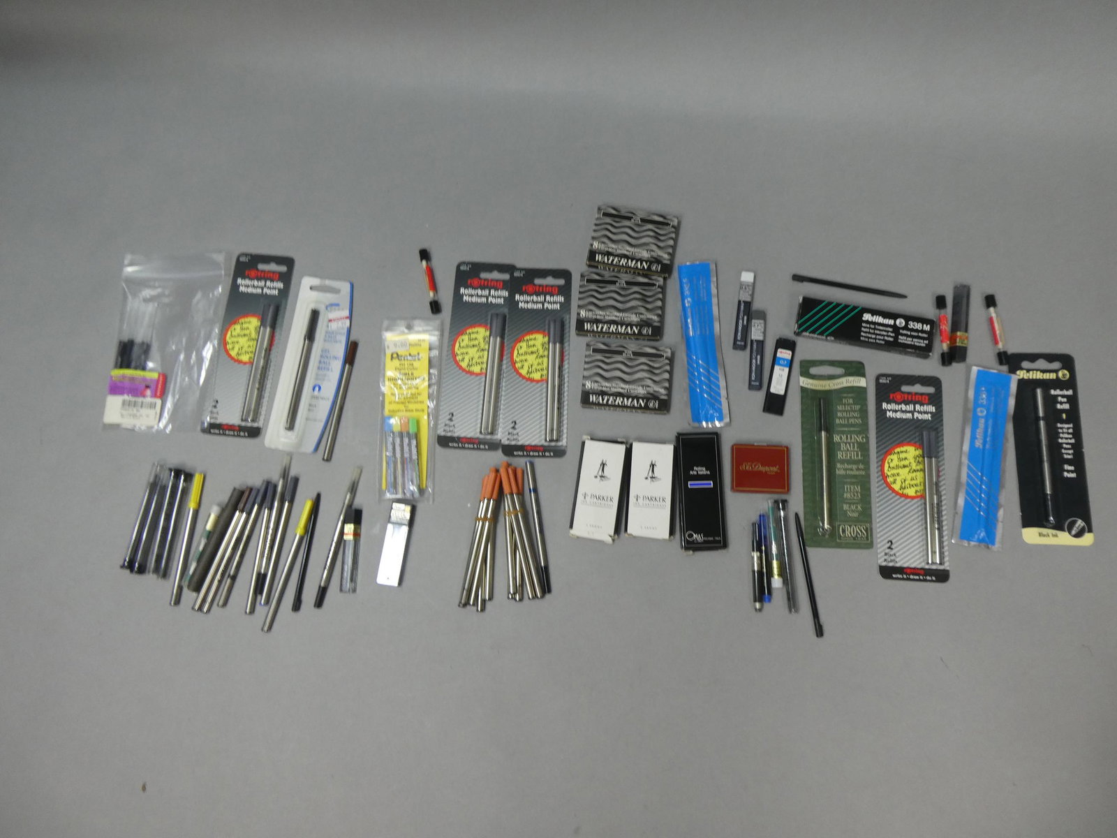 Lot Fountain Ballpoint Pens Mechanical Pencil Refills Waterman Parker Rotring Yard-O-Led Cross etc: Lot Fountain Ballpoint Pens Mechanical Pencil Refills Waterman Parker Rotring Yard-O-Led Cross etc. Condition:Good with no problems Shipping:We offer in-house shipping. Item(s) will be packed after in