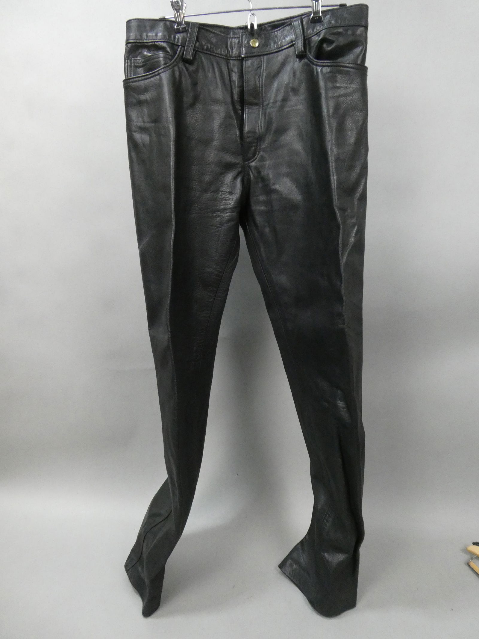 Branded Orchard Size 32 Black Leather Pants (1 of 10)
