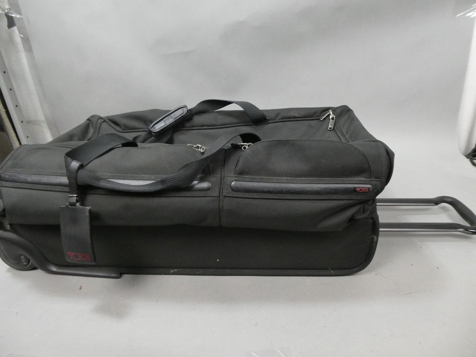 Vintage Tumi Black Nylon Wheeled Suitcase (1 of 6)