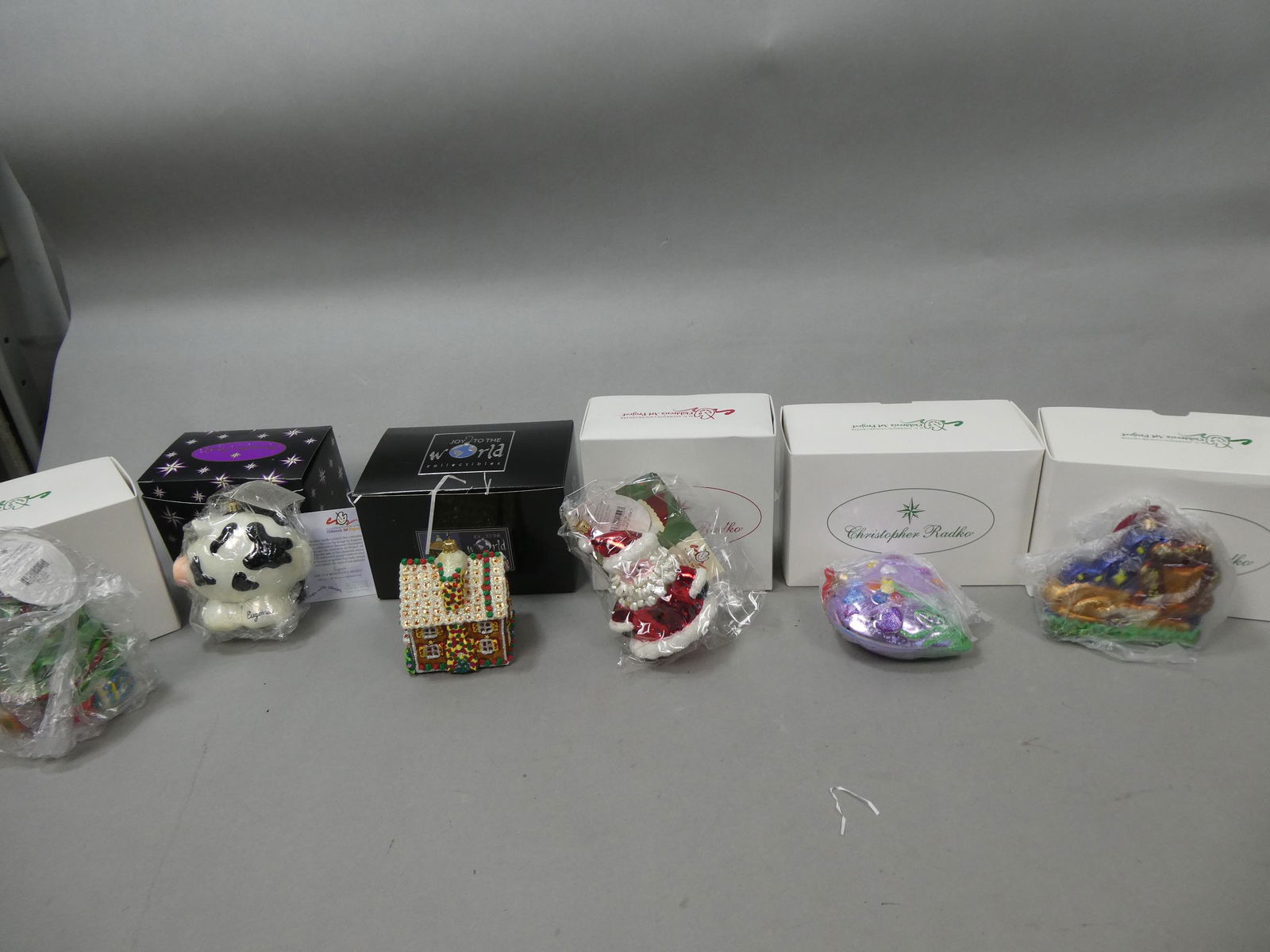 Lot 6 Christopher Radko MD Anderson Christmas Tree Ornaments (1 of 9)