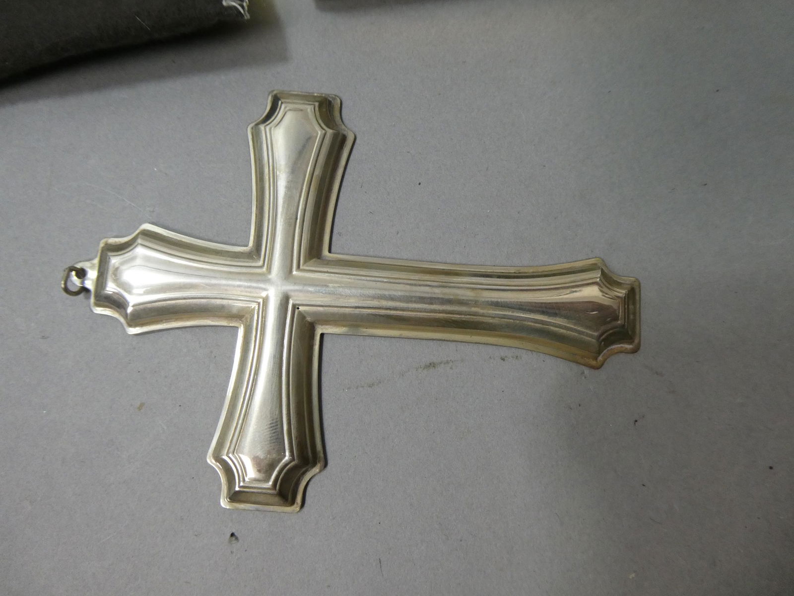 Gorham Sterling Silver The Fairfax Cross Christmas Tree Ornament (1 of 4)