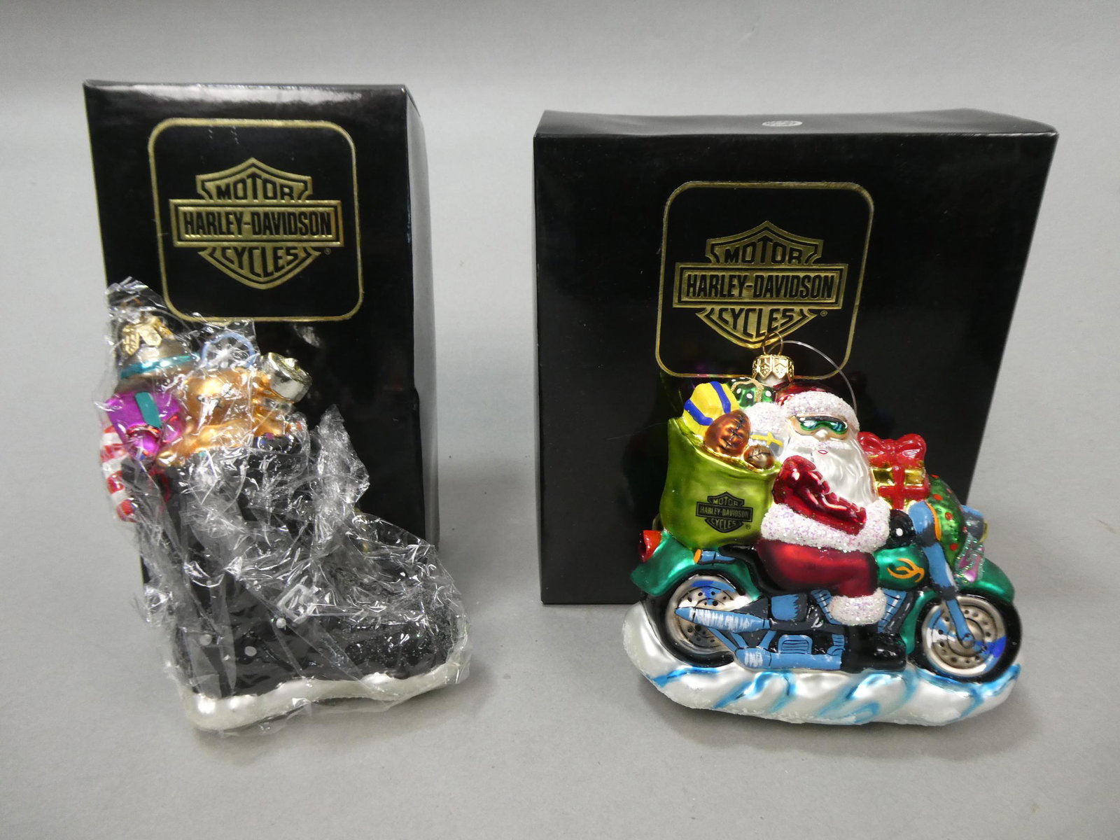 Lot 2 Christopher Radko Harley-Davidson Christmas Tree Ornaments (1 of 6)