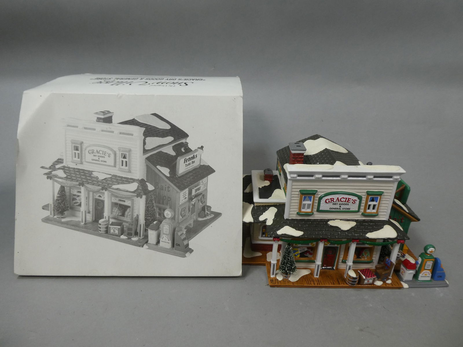 Department 56 Snow Village 1996 Christmas Gracie's Dry Goods & General Store (1 of 8)
