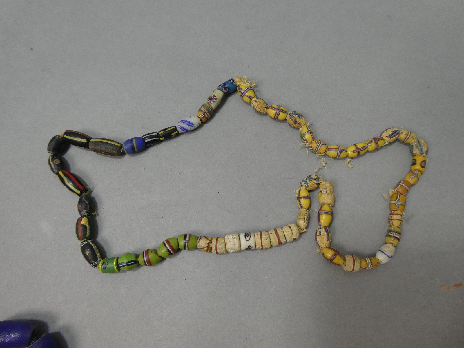Antique African Trade Venetian Multi-Color & Style Glass Beaded Necklace: Antique African Trade Venetian Multi-Color & Style Glass Beaded Necklace. Measurements in inches: 23 long Condition:Normal wear with age and use Shipping:We offer in-house shipping. Item(s) will be pa