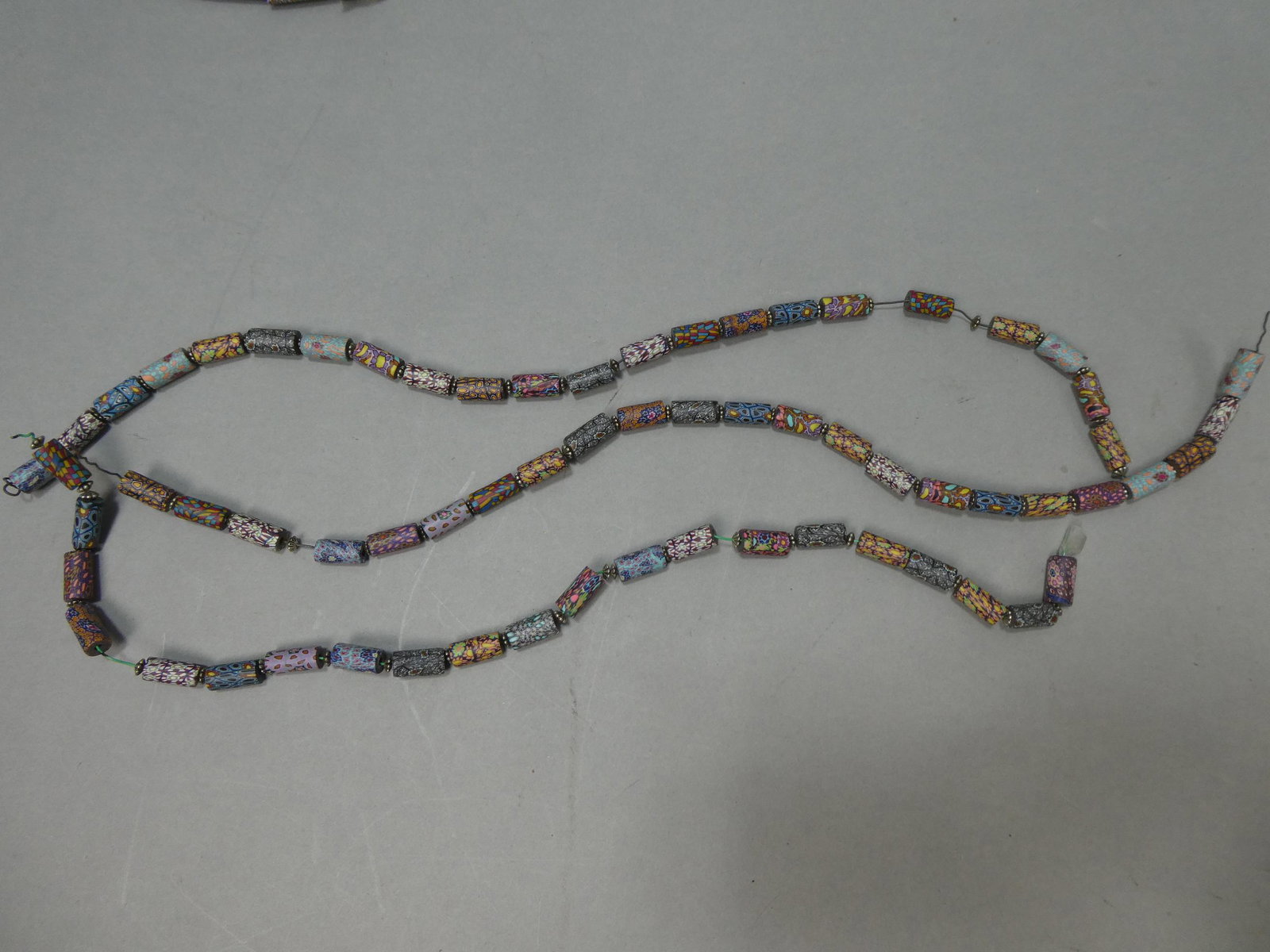 Set 66 Antique Millefiori Venetian Glass African Trade Large Beads: Set 66 Antique Millefiori Venetian Glass African Trade Large Beads. Condition:Normal wear with age and use Shipping:We offer in-house shipping. Item(s) will be packed after invoice is paid and shippin
