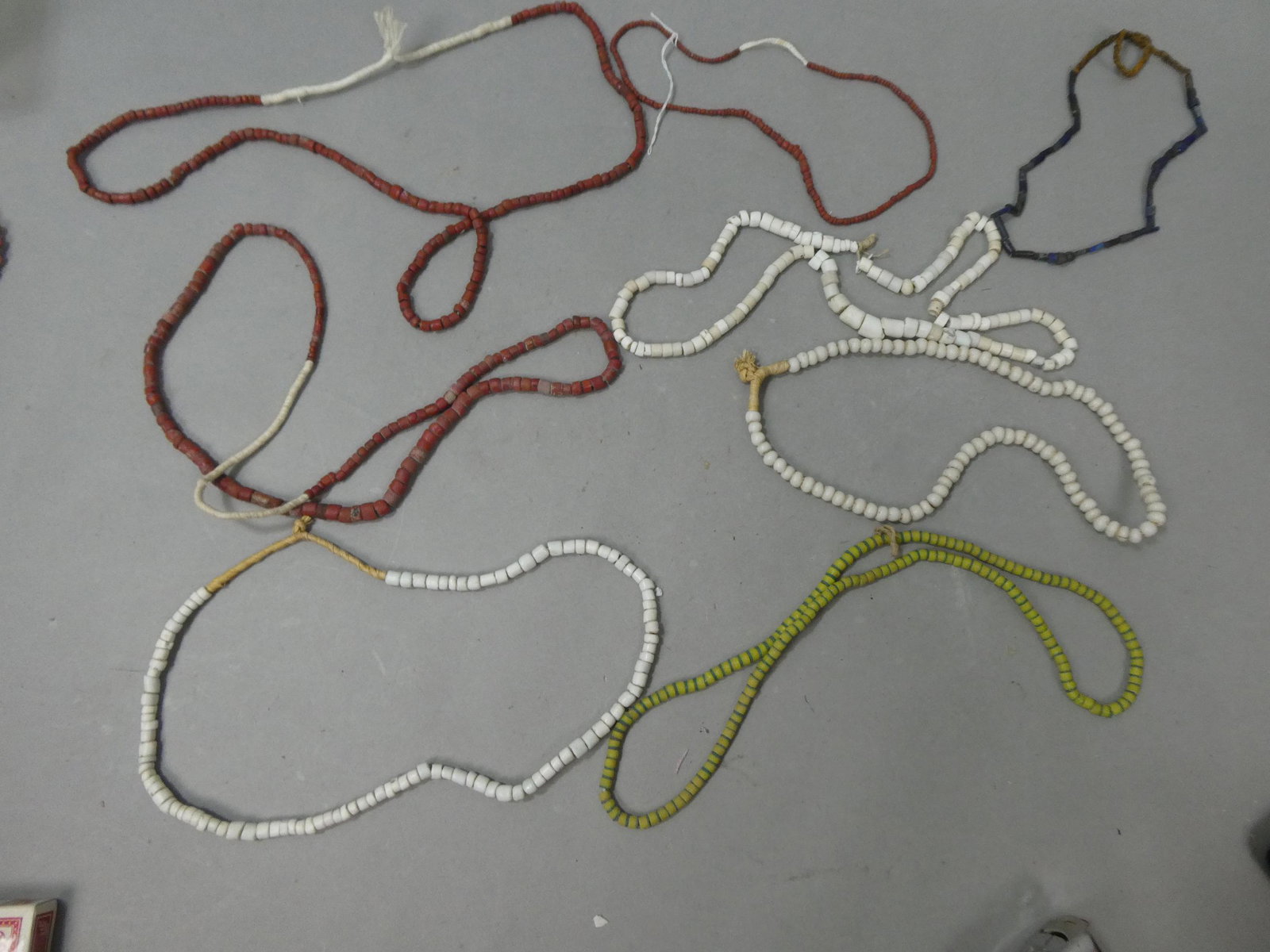 Lot 8 Antique Venetian Glass African Trade Beaded Necklaces: Lot 8 Antique Venetian Glass African Trade Beaded Necklaces. Condition:Normal wear with age and use Shipping:We offer in-house shipping. Item(s) will be packed after invoice is paid and shipping charg