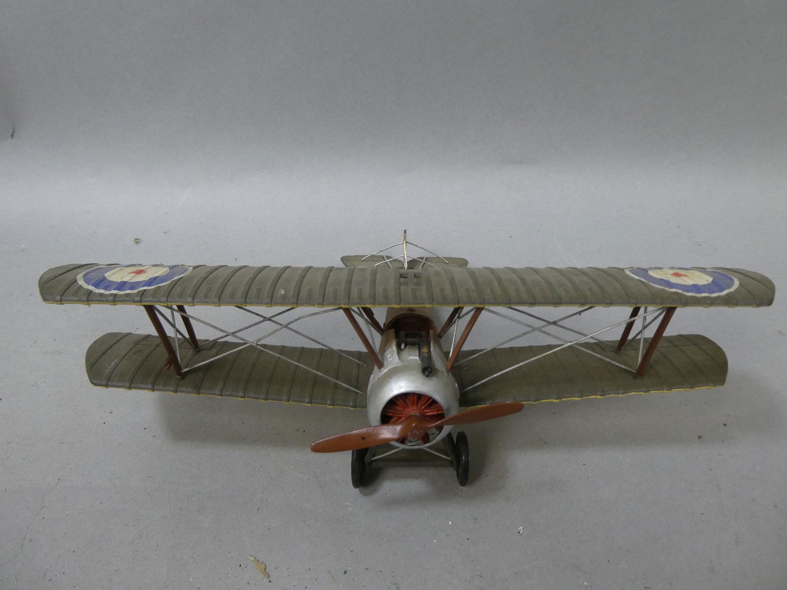 1970's WW1 Shopwith Biplane Metal Model (1 of 6)