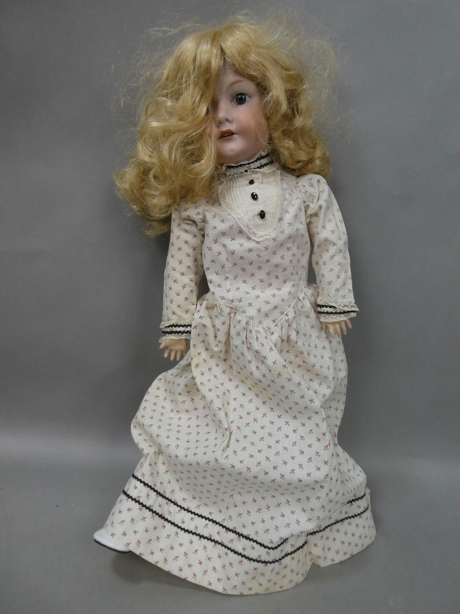 Antique 22" Germany CM Bergmann Waltershausen 1916 7A Doll (1 of 8)