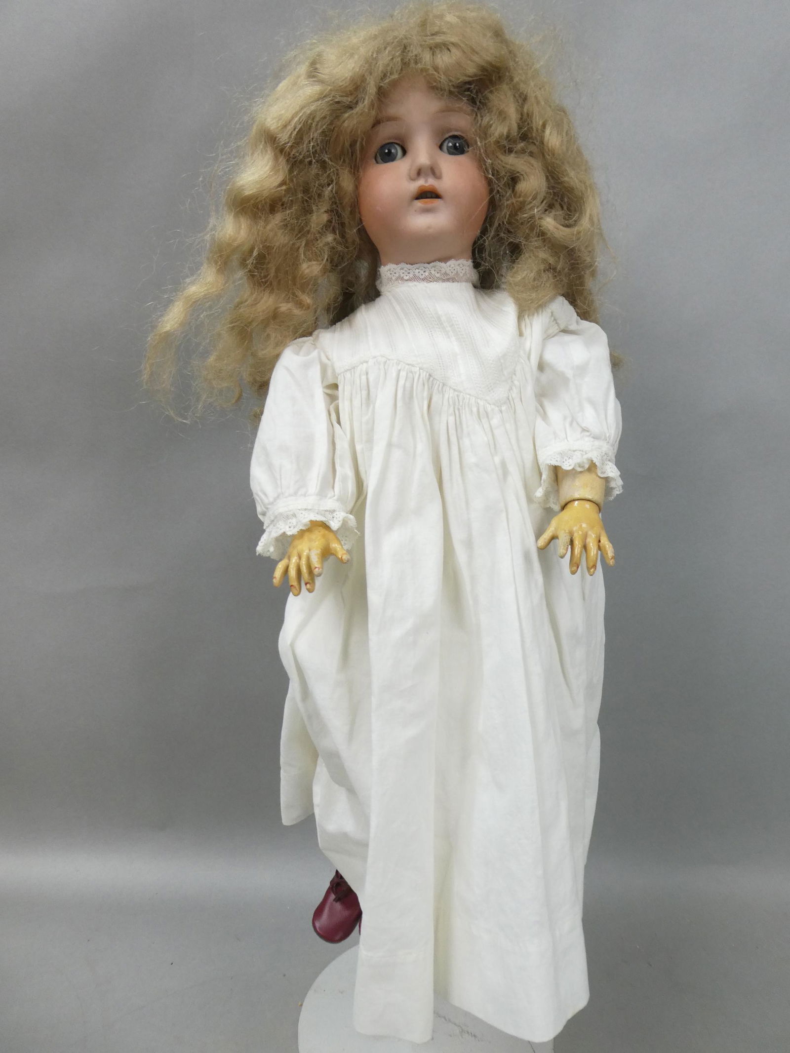 Antique 23" German Goebel B4 Doll Bisque Head & Composition Doll (1 of 8)
