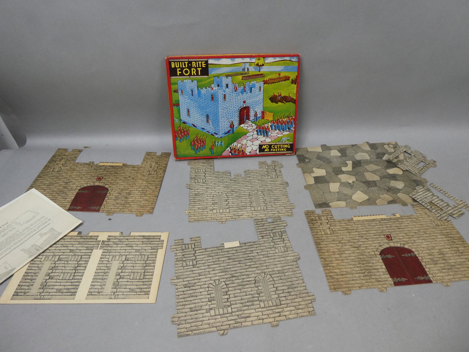 NOS Warren Paper Products Built-Rite Fort Set no 16 New in Box (1 of 7)