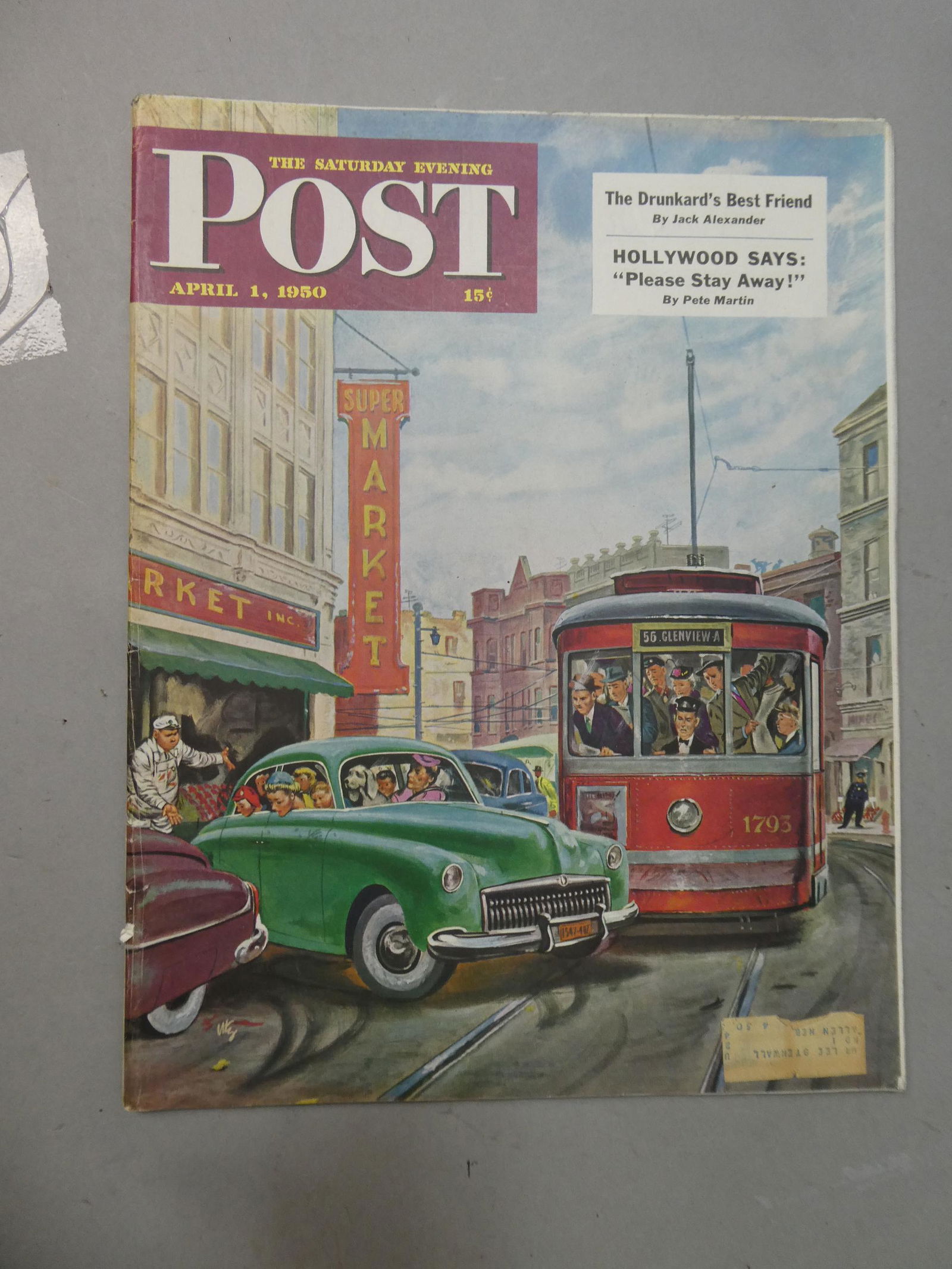 Saturday Evening Post April 1 1950 w/ Alcoholics Angoumois Article (1 of 3)
