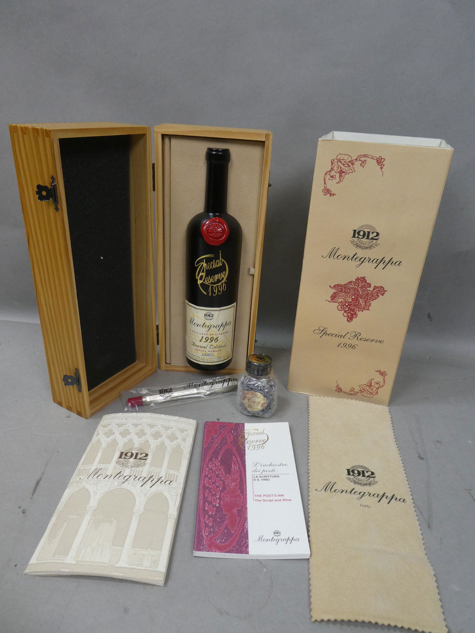 NEW Montegrappa Special Reserve 1996 Limited Edition Fountain Pen (1 of 8)