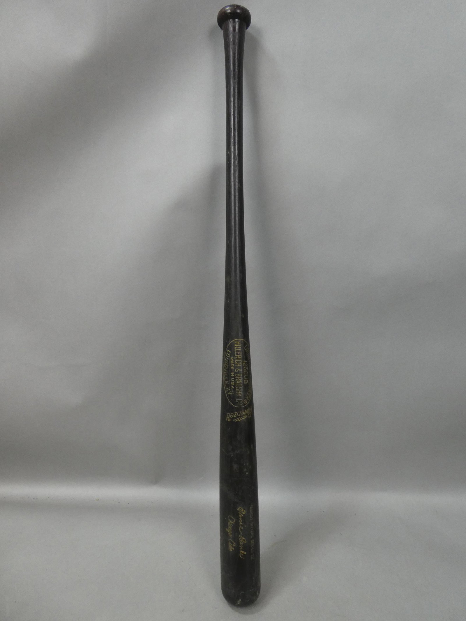 Hillerich & Bradsby Louisville Slugger Famous Hitters Series Ernie Banks Chicago Cubs: Hillerich & Bradsby Louisville Slugger Famous Hitters Series Ernie Banks Chicago Cubs. Condition:Needs a good cleaning Shipping:We offer in-house shipping. Item(s) will be packed after invoice is paid