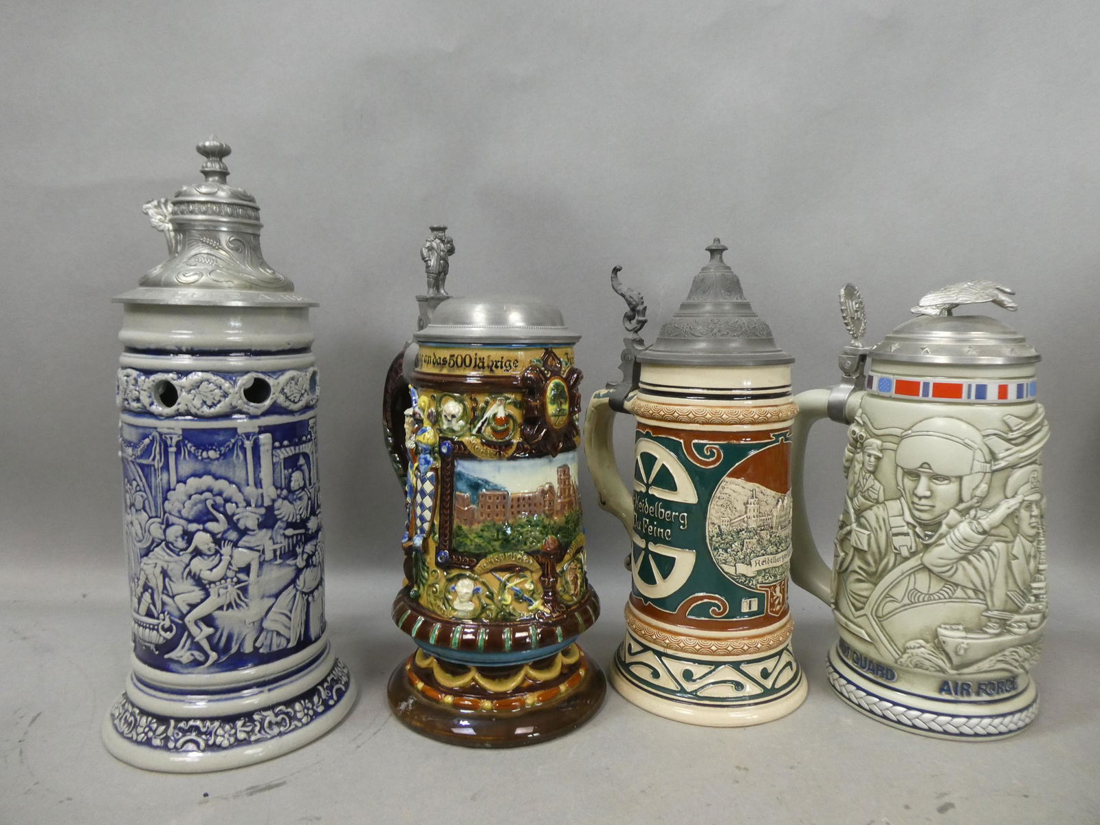 Lot 4 Vintage Assorted Beer Steins Avon Original Gerz etc (1 of 14)
