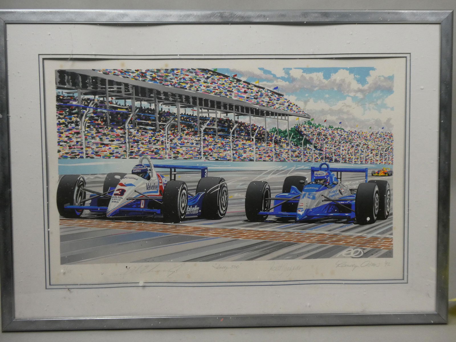 1992 Randy Owens Indy 500 Ltd Ed Autographed Serigraph (1 of 12)