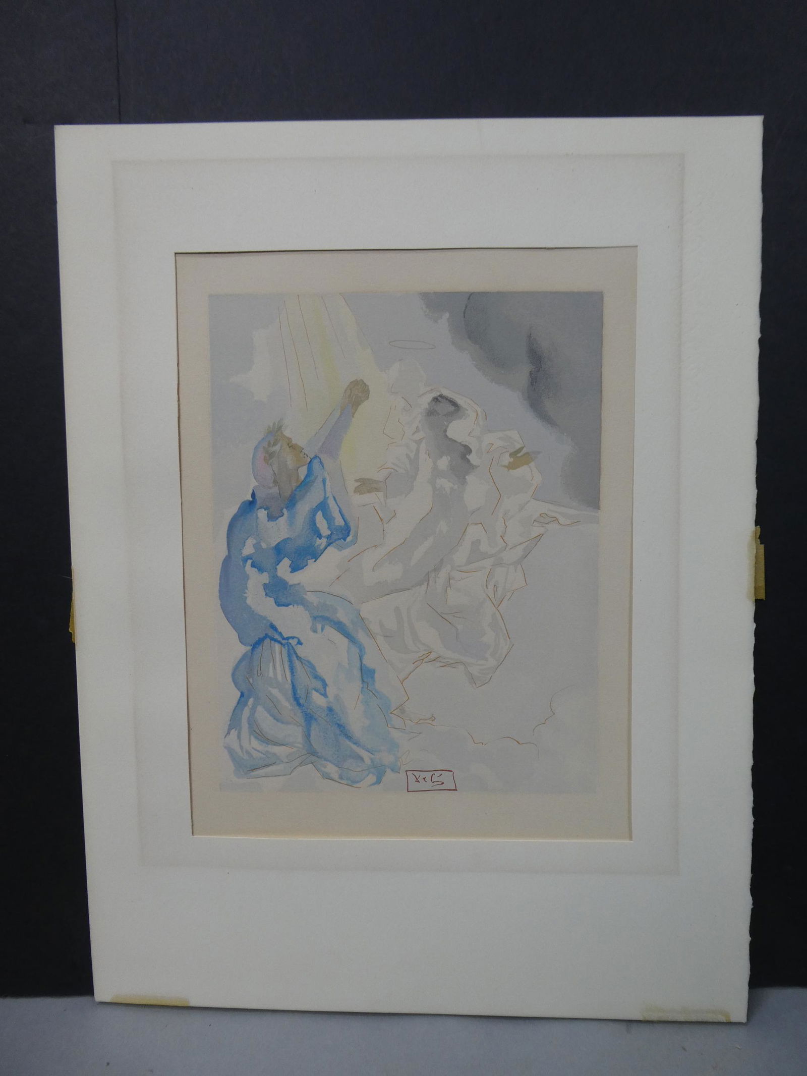 Salvador Dali Paradise Canto 6 Woodcut Print (1 of 8)