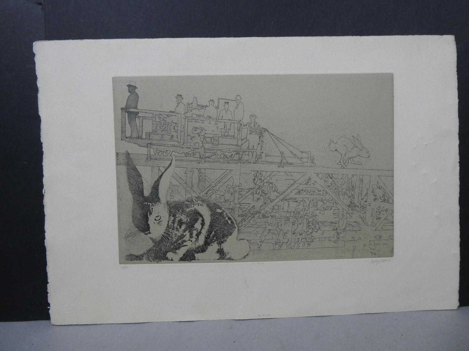 1971 Peter Milton Jolly Corner Ltd Ed Pencil Signed Etching: 1971 Peter Milton Jolly Corner Ltd Ed Pencil Signed Etching number 16/90.. Measurements in inches: 21 1/2 x 15, image: 15 x 10 Condition:Has some slight indetations in right margin Shipping:We offer i