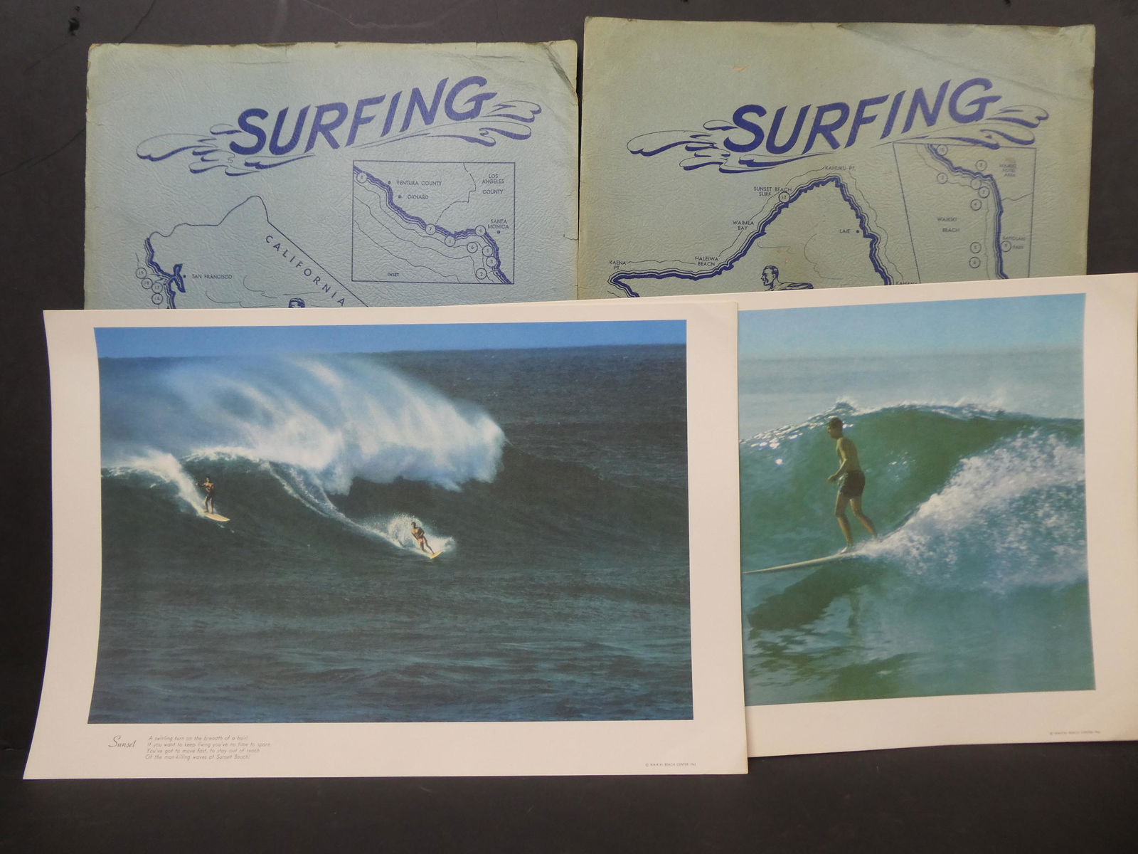1963 Waikiki Beach Center 6 Surfing Surf Hawaii California Prints in Portfolios (1 of 9)