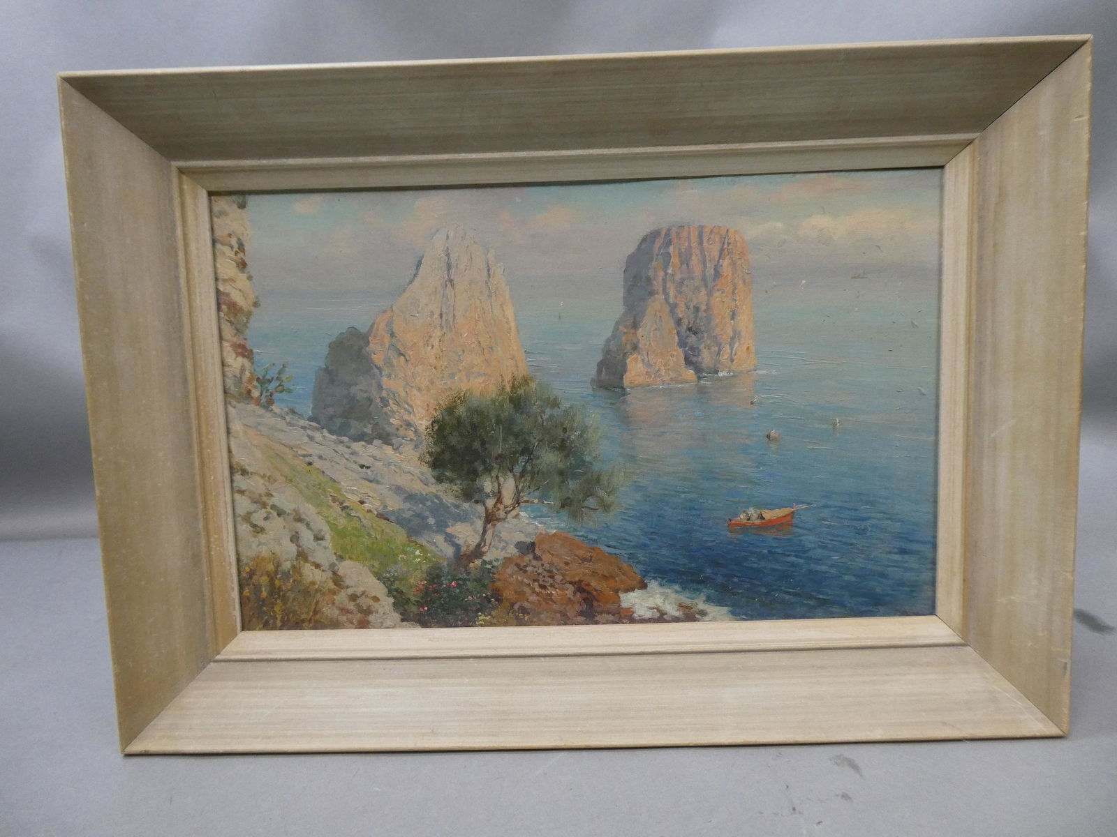 Bernardo Hay Capri Faraglioni Oil Painting (1 of 12)