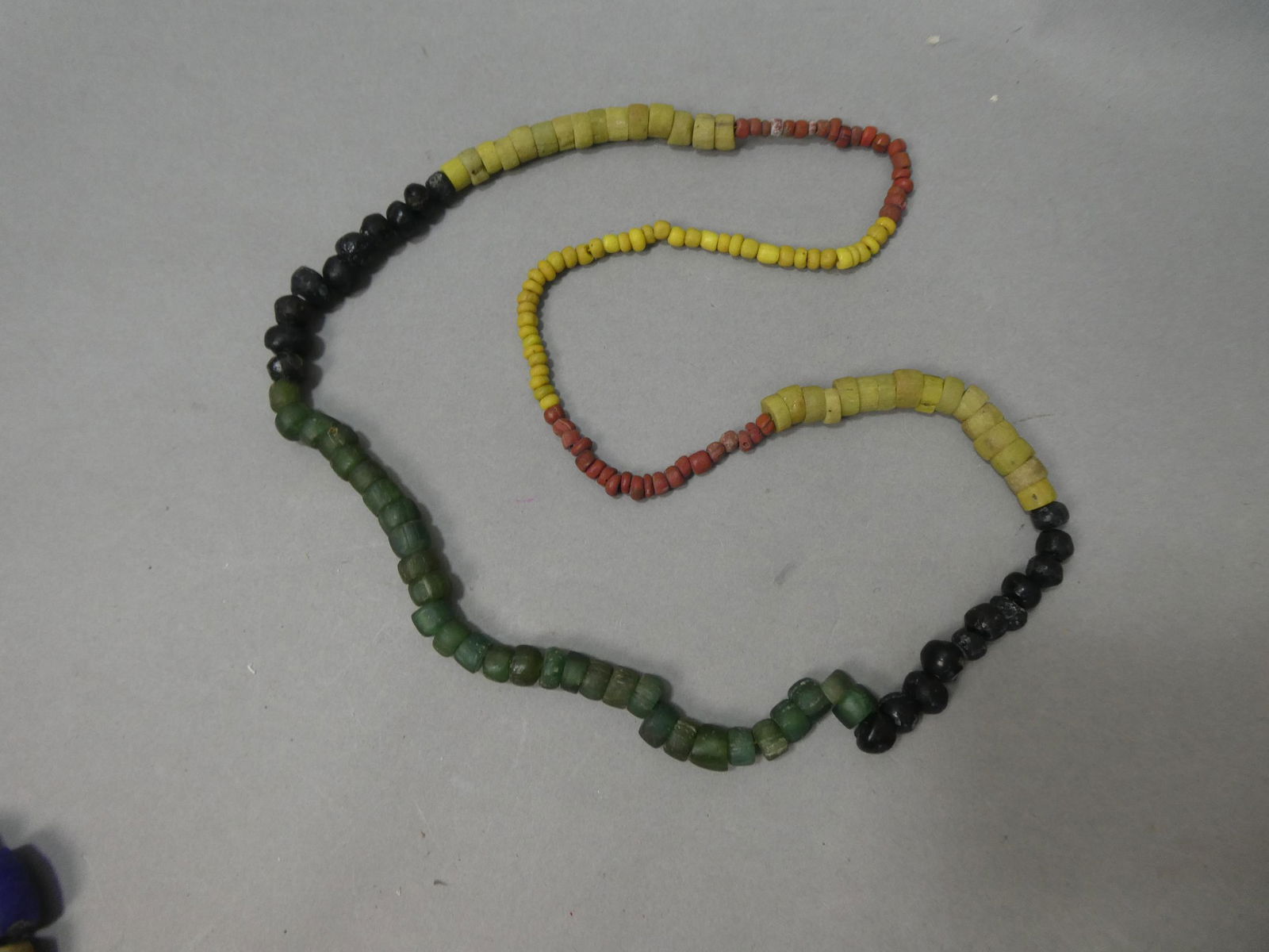 Antique African Trade Mosaic & Wound Beads Beaded Necklace (1 of 9)