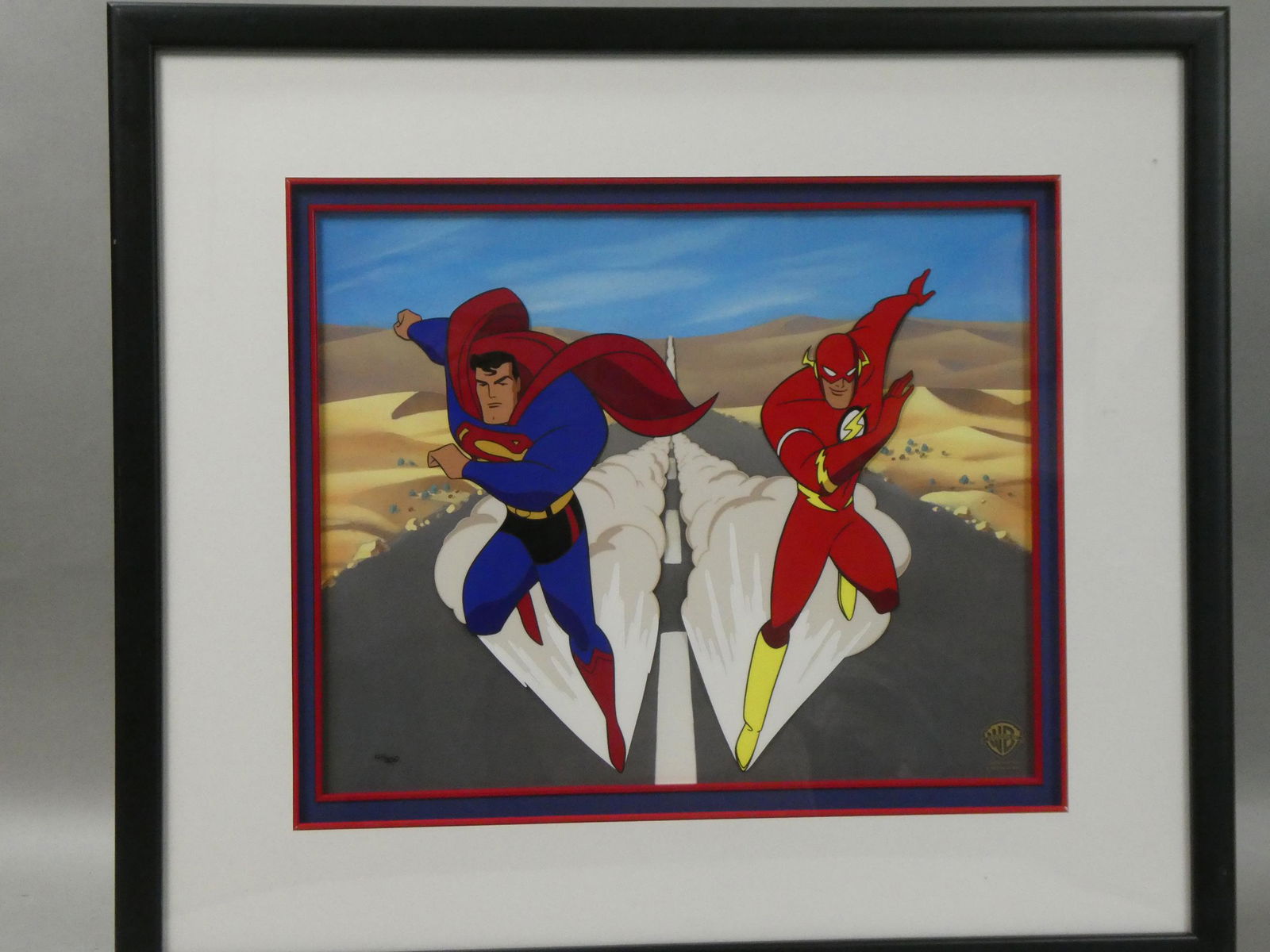 1998 Flash Superman Animated Series Fastest Man Alive Limited Edition Cel w/ COA (1 of 8)