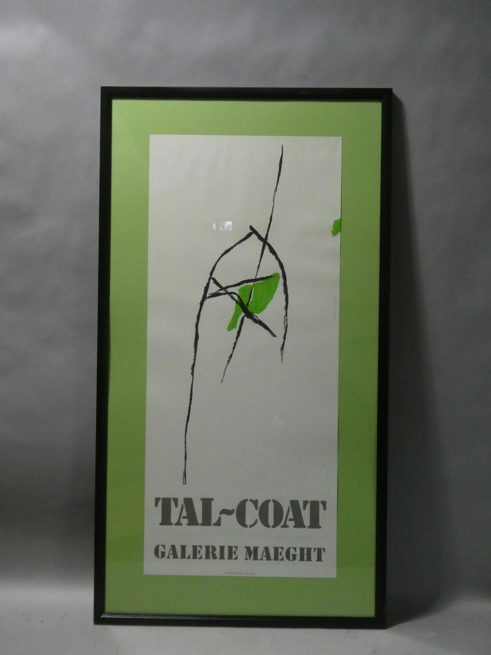 1965 Pierre Tal-Coat Gallerie Maeght Abstract Lithograph (1 of 10)