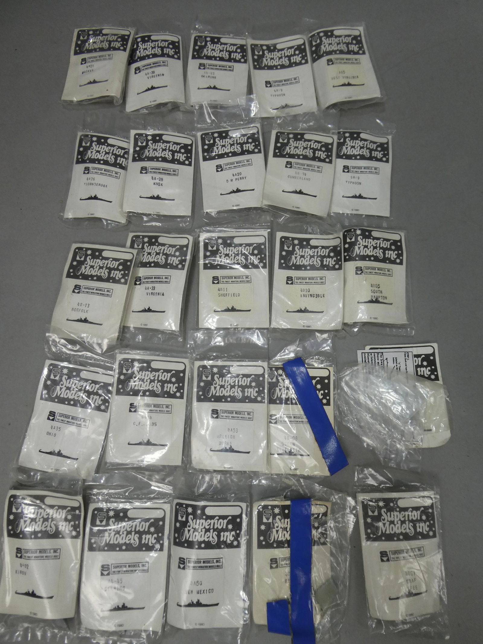 Lot 25 1980 Superior Models NOS Sealed Metal Ship Battleship (1 of 11)