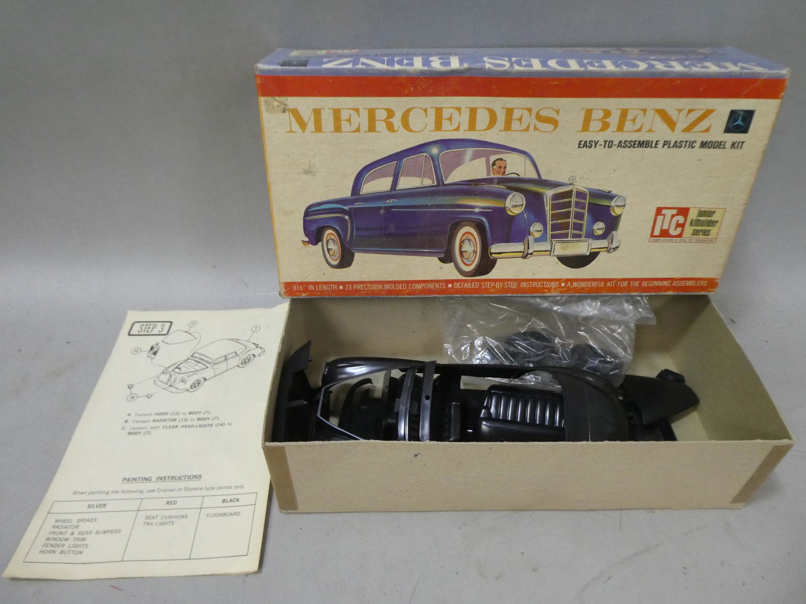 NOS ITC No 3773.9 Mercedes Benz Scale Model Kit (1 of 5)