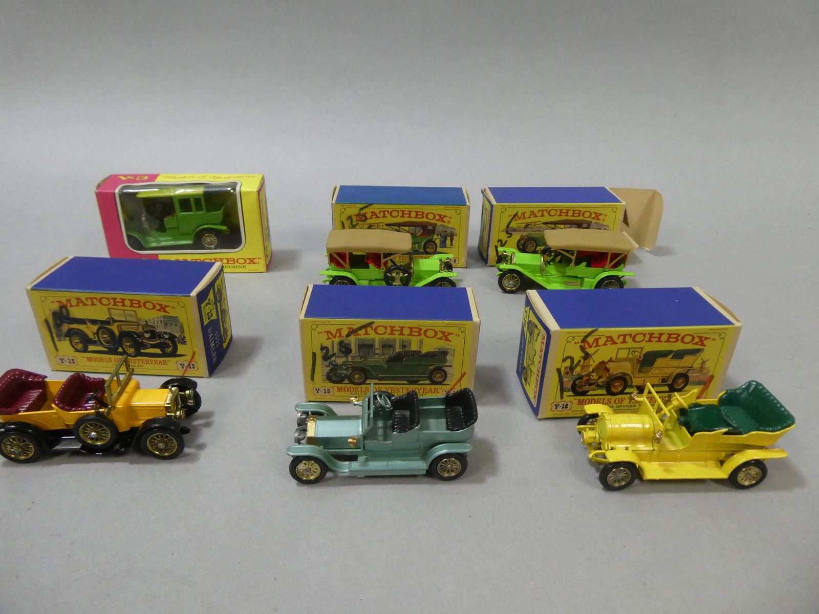 Lot 6 Matchbox Models of Yesteryear NOS Diecast Cars Y 16 15 13 3 & 9 (1 of 7)