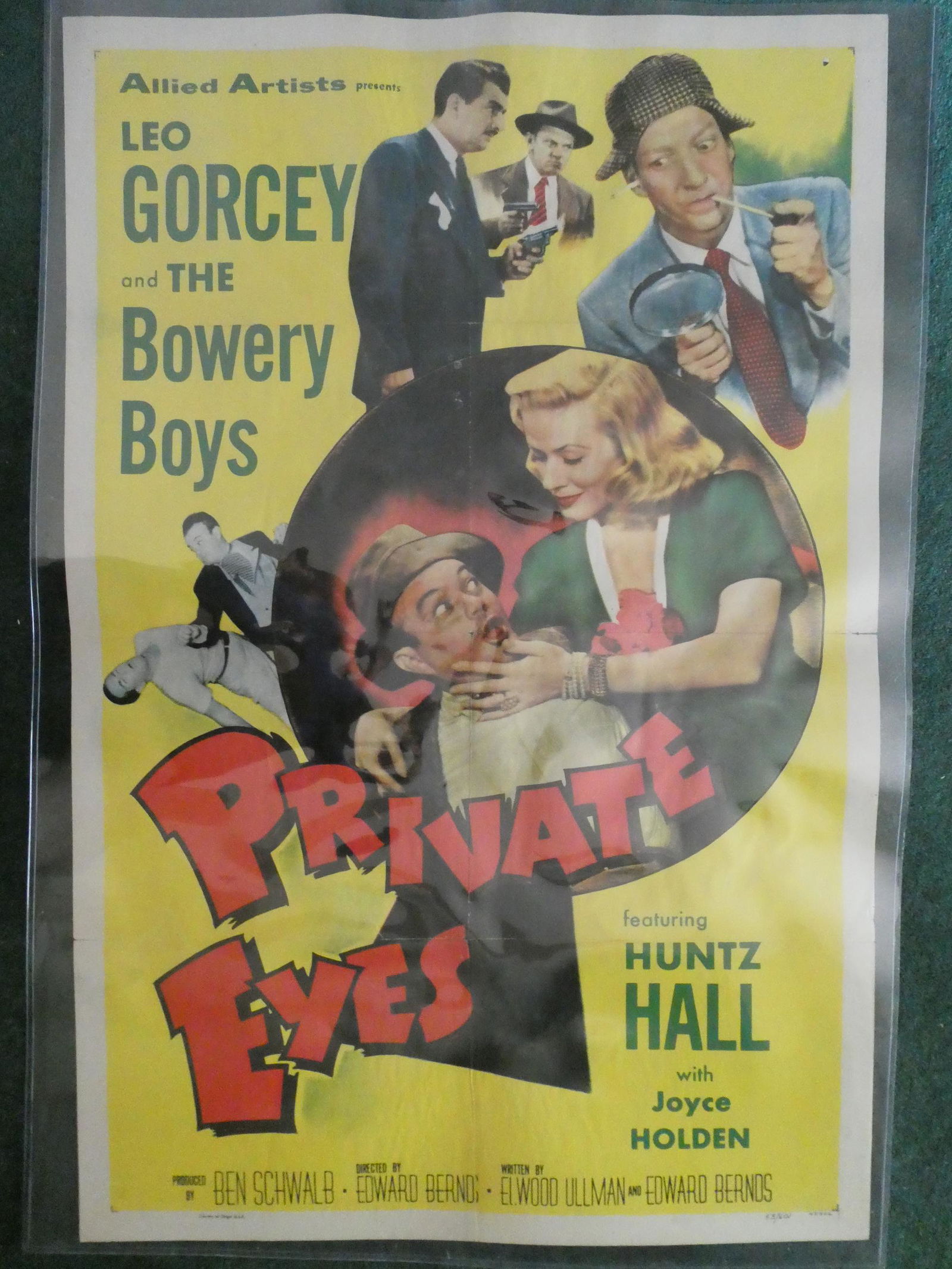 1953 Bowery Boys Private Eyes Original Movie Poster (1 of 8)