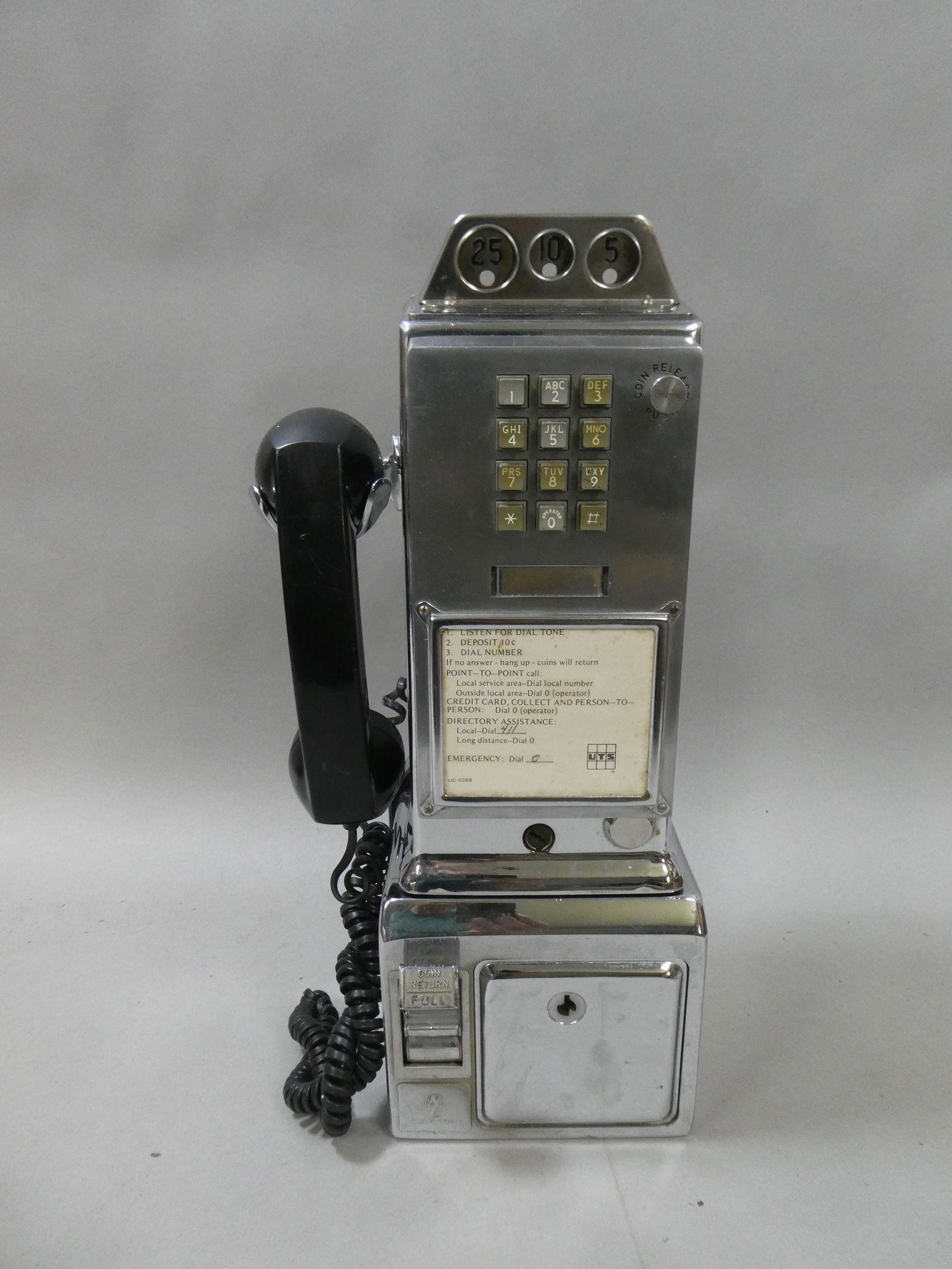 Northern Electric Canada Chrome Pushbutton Payphone Phone (1 of 5)