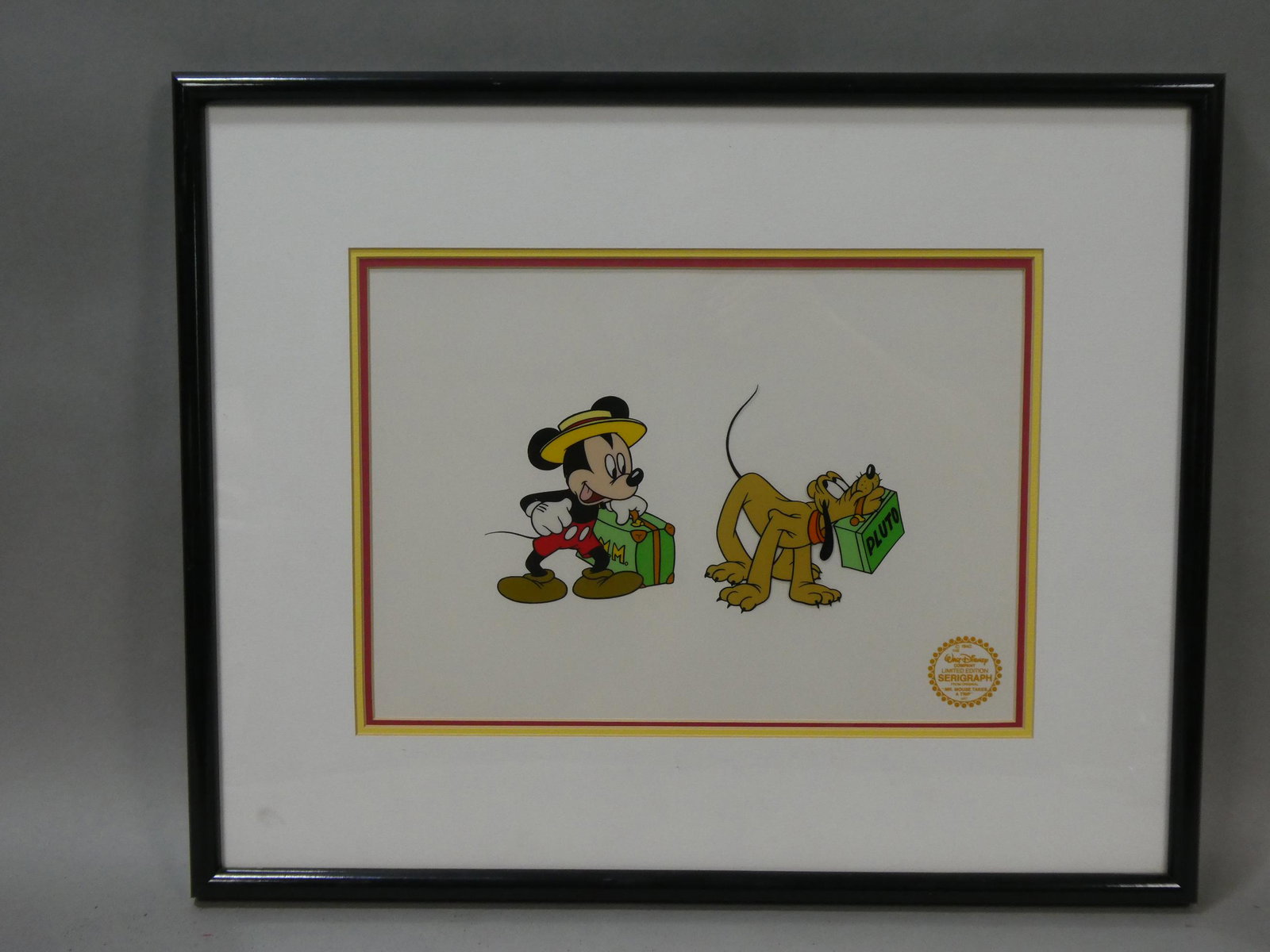 Walt Disney Mr Mouse Takes A Trip Ltd Ed Serigraph Cel (1 of 8)