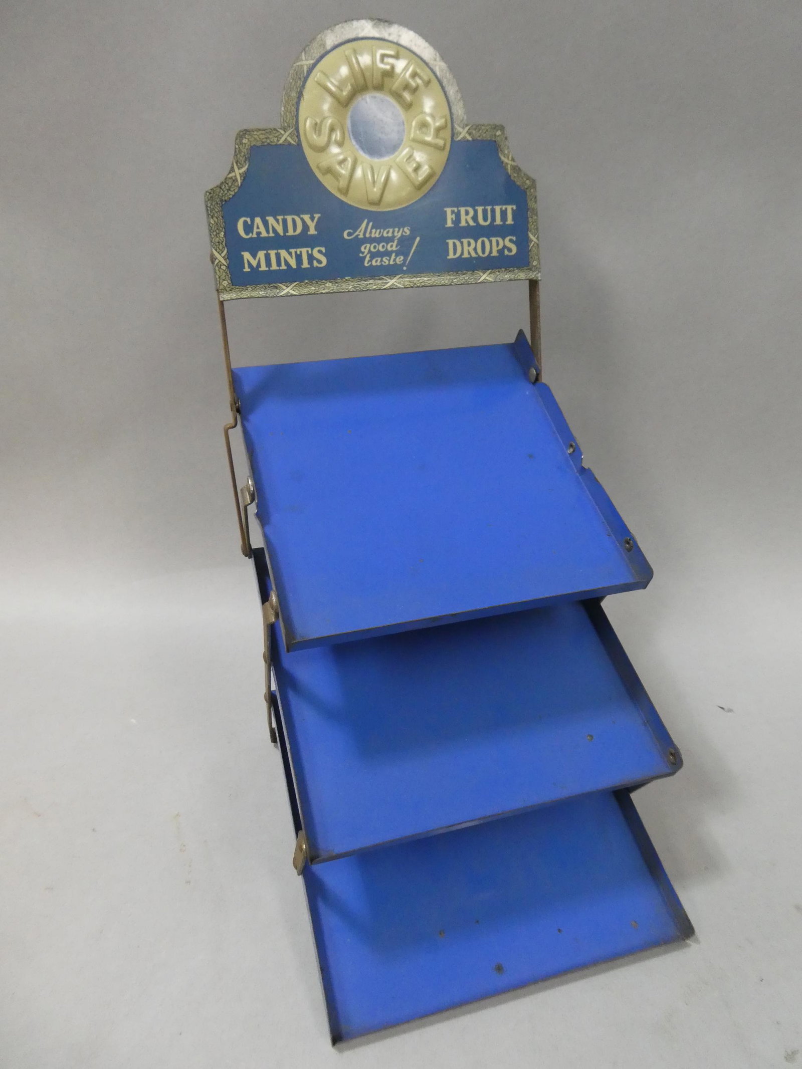 c1950's Life Savers Candy Tin Litho Store Counter Display (1 of 7)