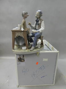 Lladro 5396 The Puppet Painter Figurine in Box: Lladro 5396 The Puppet Painter Figurine in Box. Measurements in inches: 9 high Condition:Good with no chips, cracks or repairs Shipping:We offer in-house shipping. Item(s) will be packed after invoice