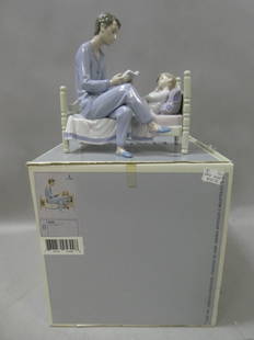 Lladro 5899 Just One More Figurine in Box Bedtime Story: Lladro 5899 Just One More Figurine in Box Bedtime Story. Measurements in inches: 8 1/2 high Condition:Good with no chips, cracks or repairs Shipping:We offer in-house shipping. Item(s) will be packed