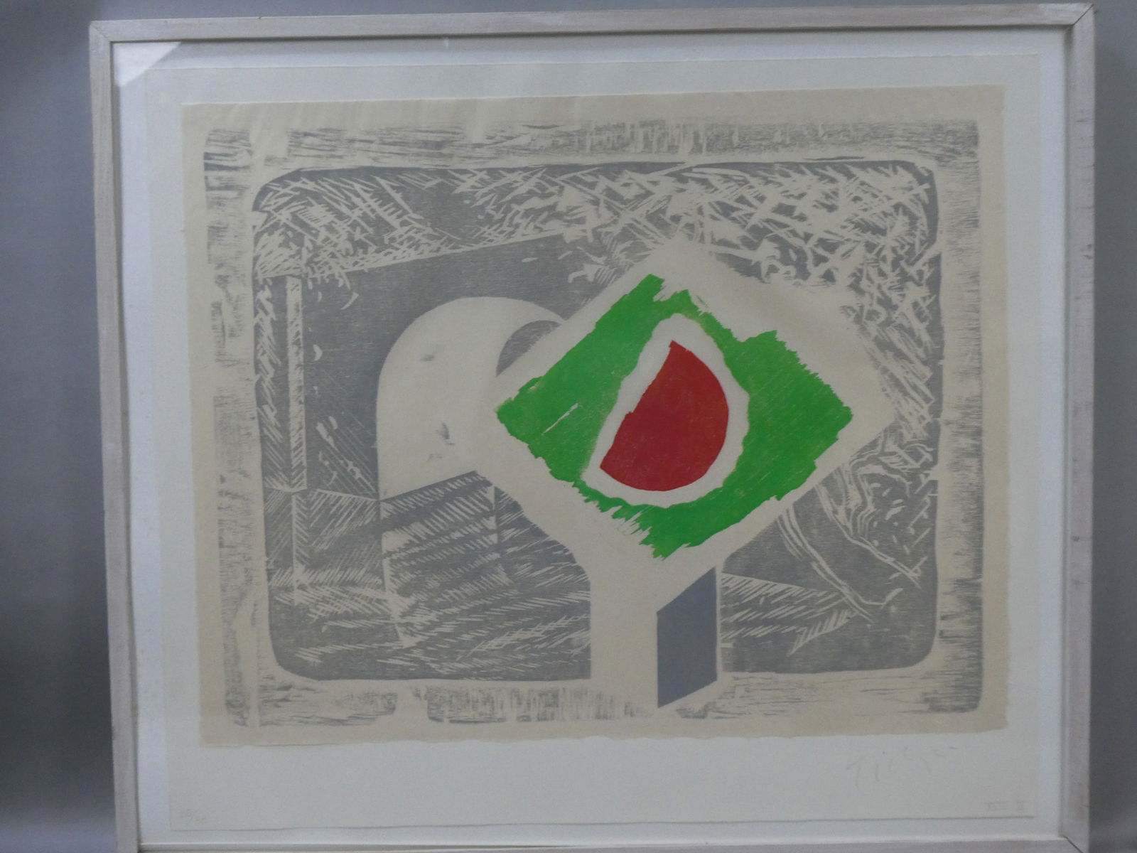 Signed William Tillyer Medallion Vase II Ltd Ed Lithograph (1 of 16)