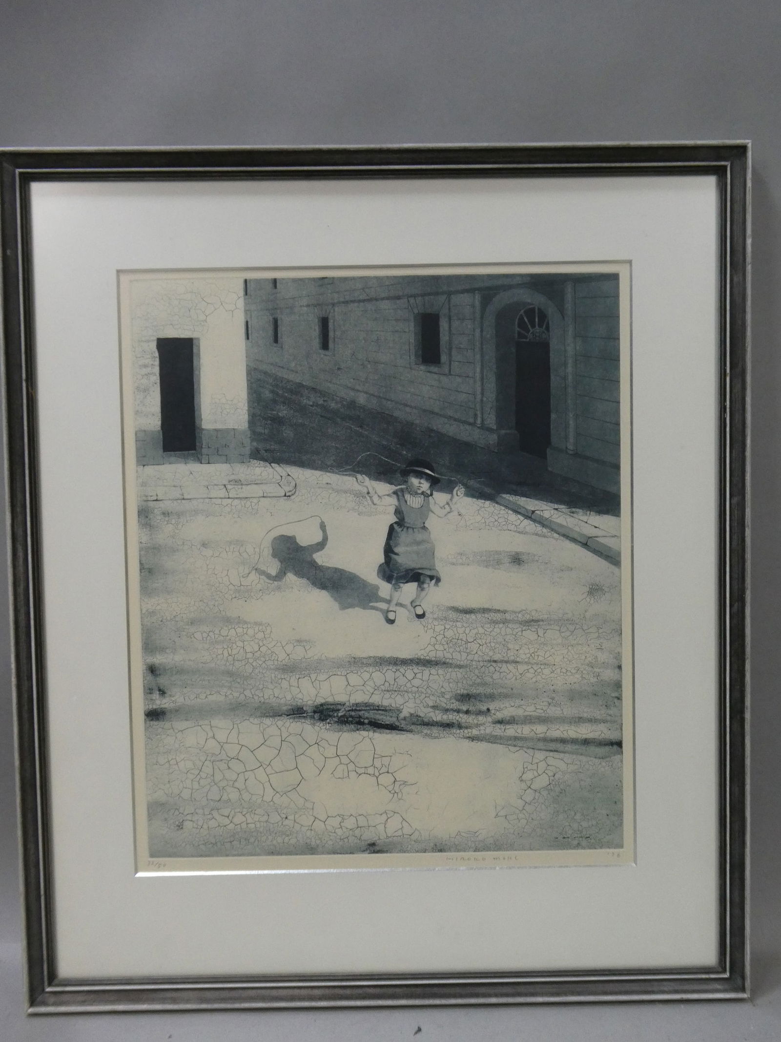 1976 Miroko Morl Ltd Ed Etching Girl Jumping Rope (1 of 12)