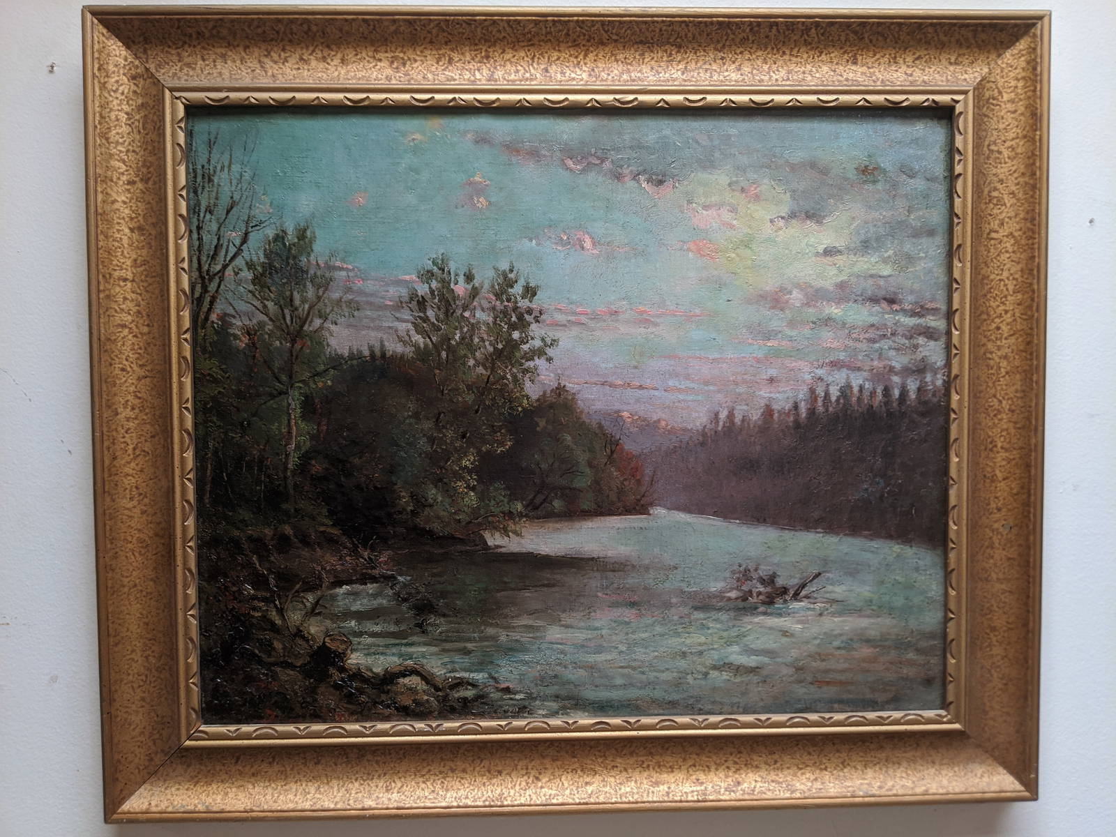 Homer Dodge Martin Adirondacks Oil Painting Auction