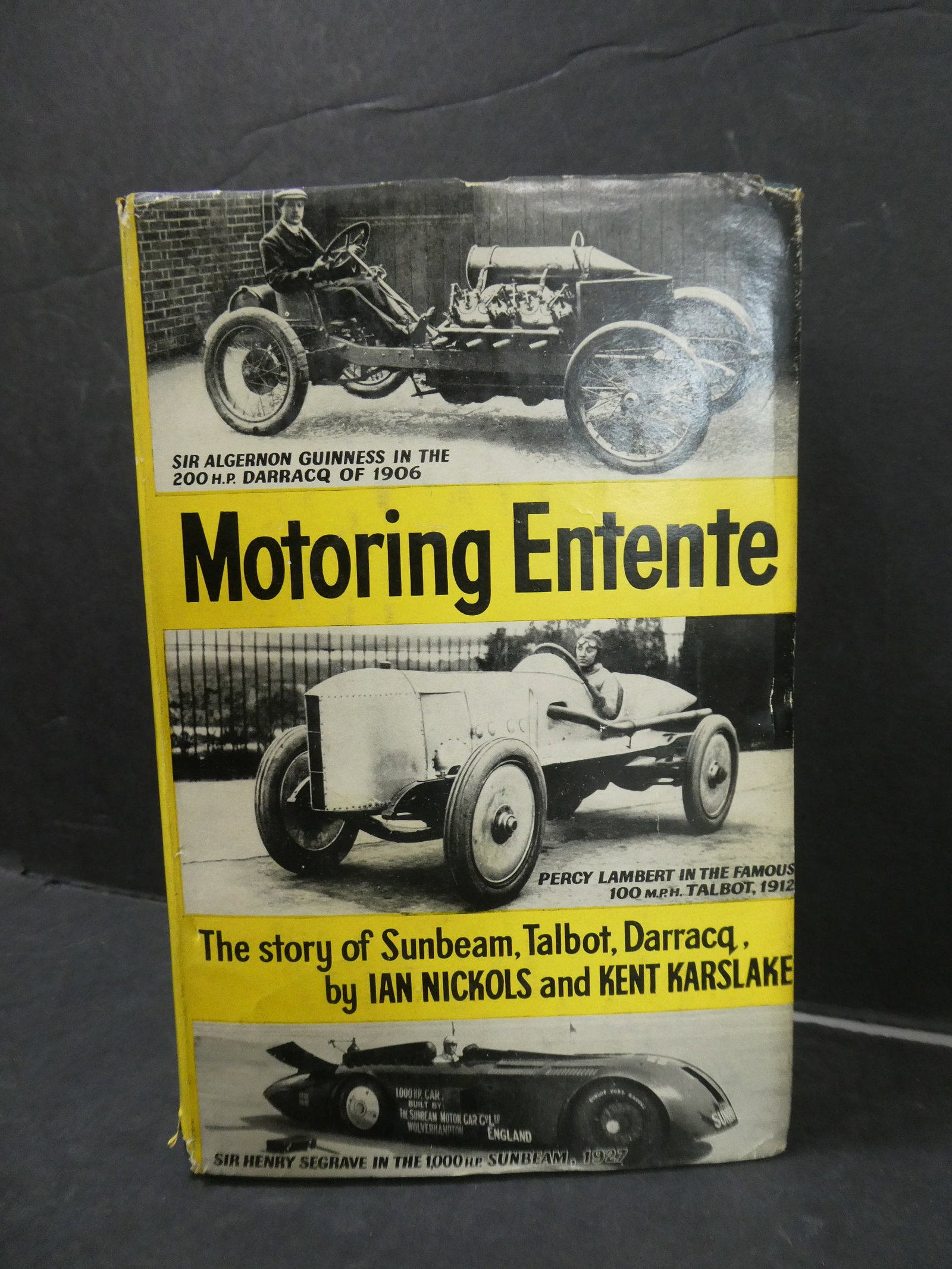 1956 Motoring Entente Story of Sunbeam Talbot Darraq by Ian Nickols Kent Karslake: 1956 Motoring Entente Story of Sunbeam Talbot Darraq by Ian Nickols Kent Karslake. Measurements in inches: 5 3/4 8 3/4 Condition:Dustjacket has wear and tears Shipping:We offer in-house shipping. Item