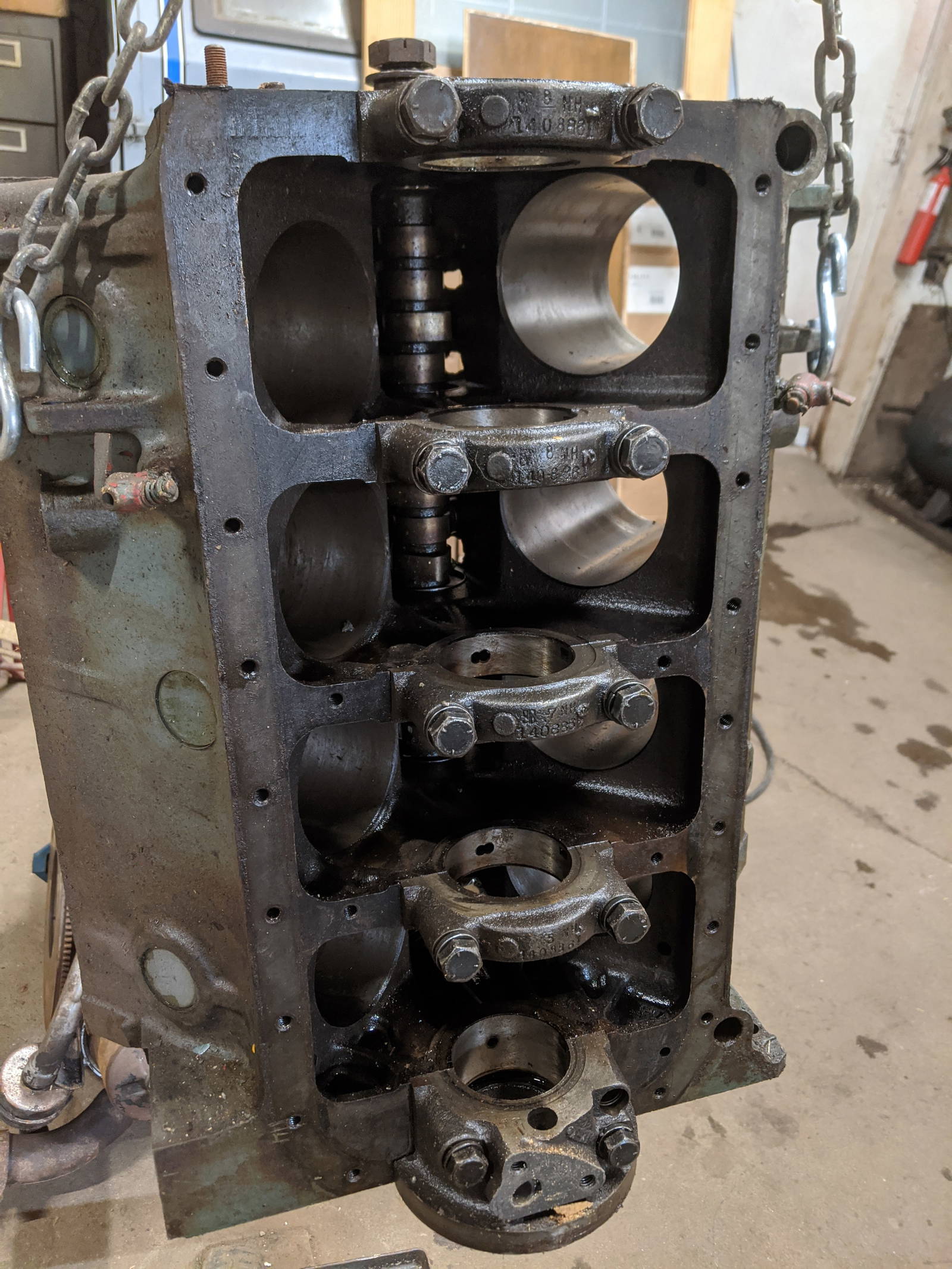 1954 331cu Hemi Chrysler Marine Engine Block Auction
