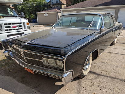 1965 Chrysler Imperial Crown Two Door Hardtop: 1965 Chrysler Imperial Crown Two Door Hardtop with 413 CID Overhead Valve V-8 engine with a automatic transmission in black and tan interior. Has a clear and open title. An independent appraisal was d