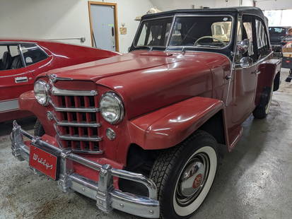 1951 Willys Jeep Jeepster Phaeton: 1951 Willys Jeep Jeepster Phaeton with inline 134 CID with a 3 speed manual transmission in red and black interior. Has a clear and open title. An independent appraisal was done for this car. Please v