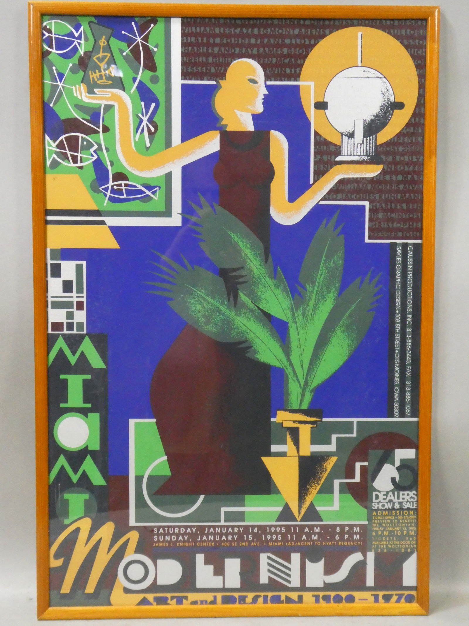 1995 Miami Modernist 65 Dealers Show & Sale Poster (1 of 10)